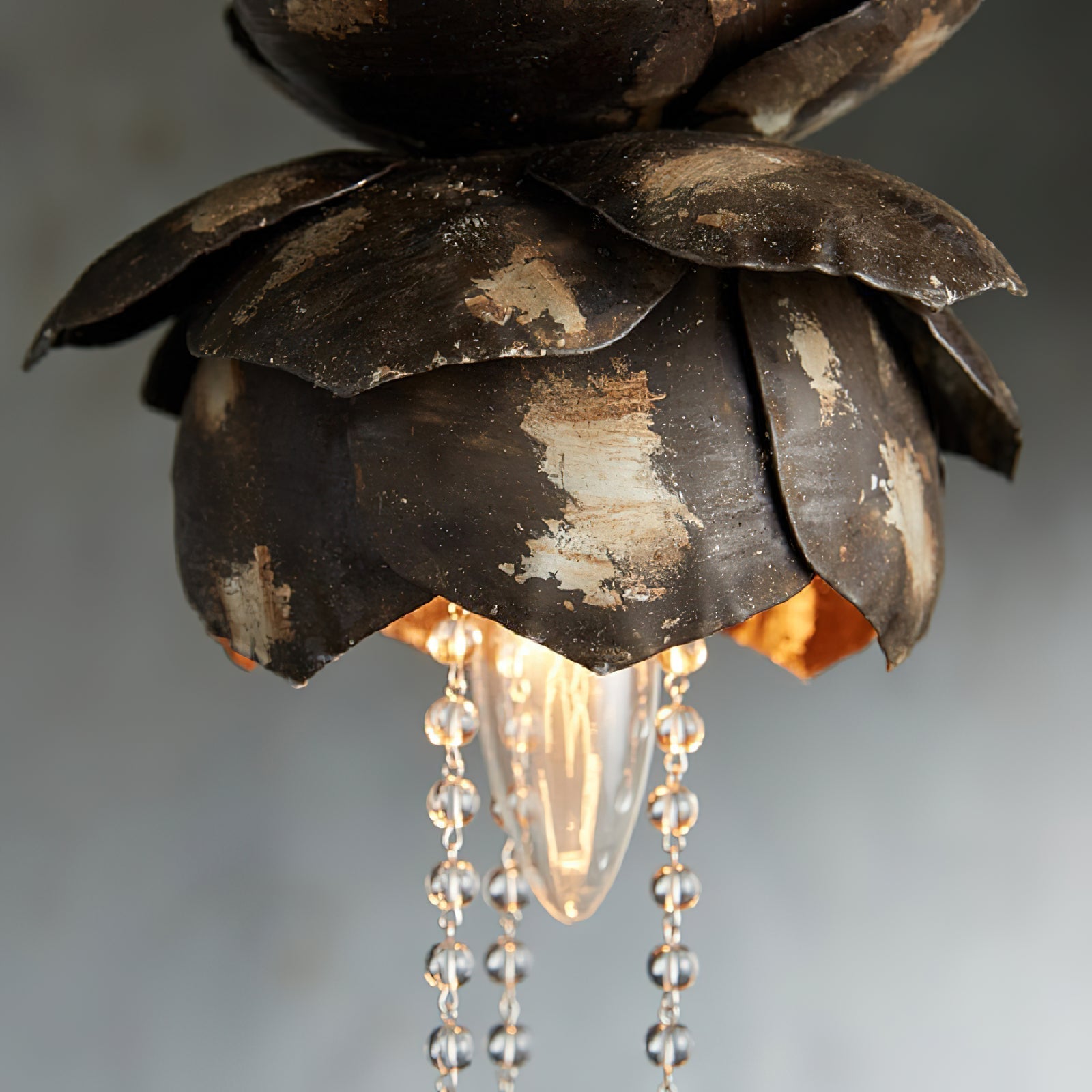 Evareth Individual Creativity Crystal Pendant Lamp - Lamp Copper