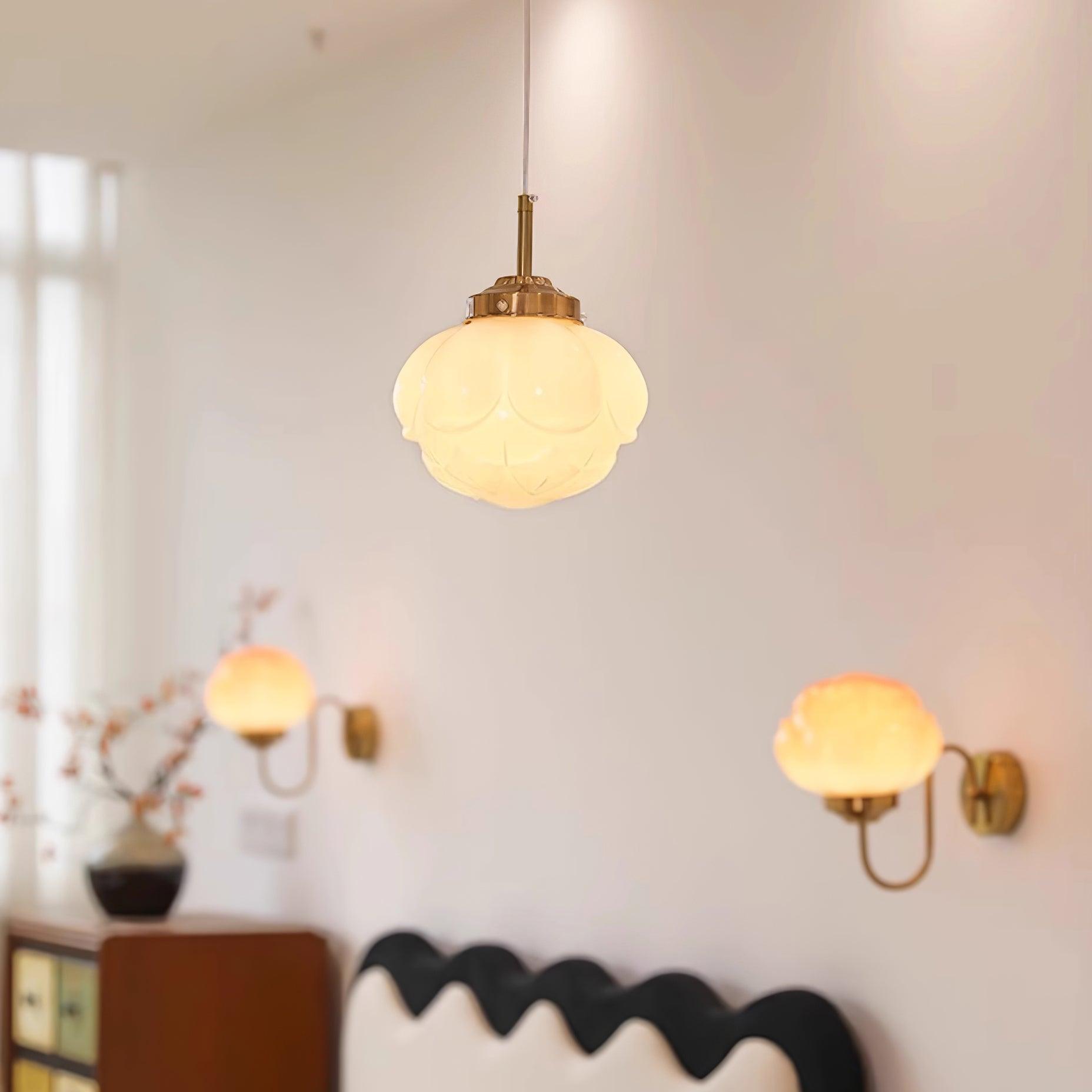 Blaze Suspension Abat-jour Fleur en Verre - Neutralighting