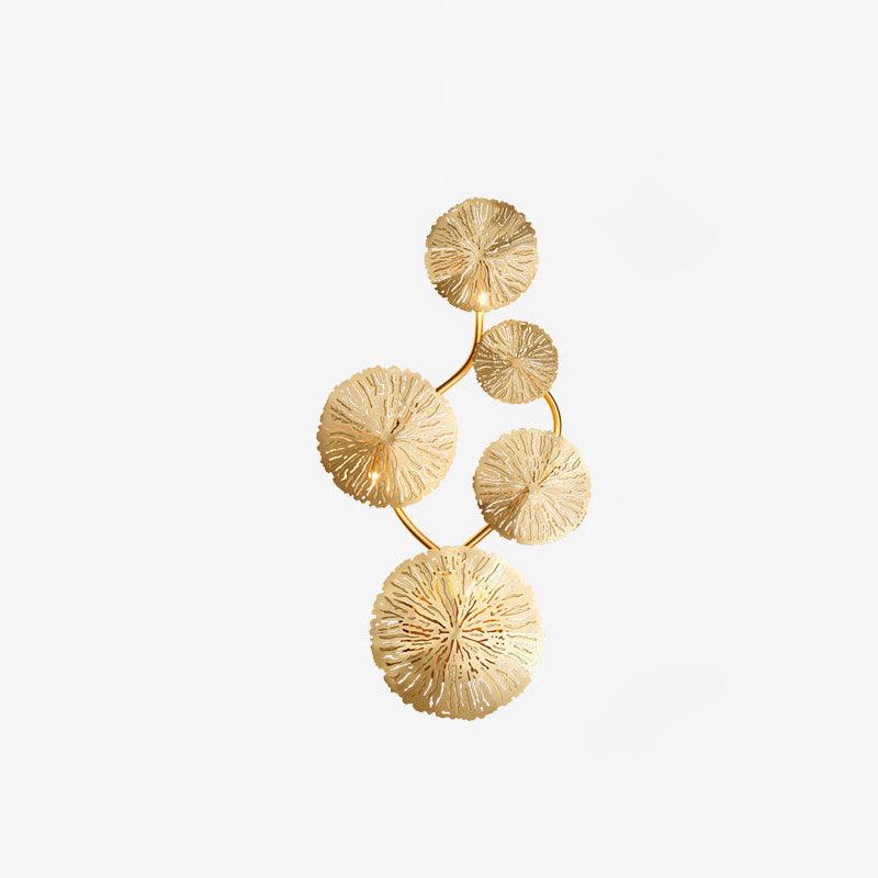 Lustra Applique Murale Feuille De Lotus En Laiton - Neutralighting