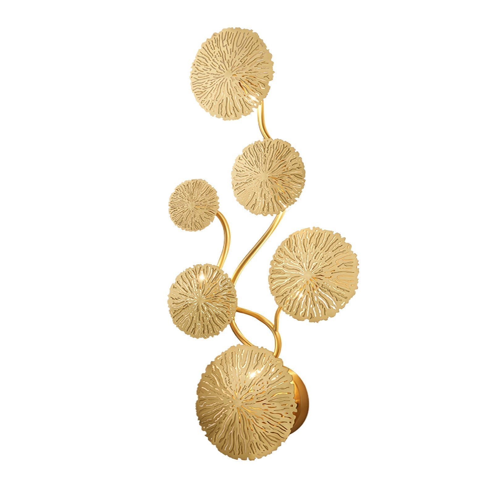 Lustra Applique Murale Feuille De Lotus En Laiton - Neutralighting