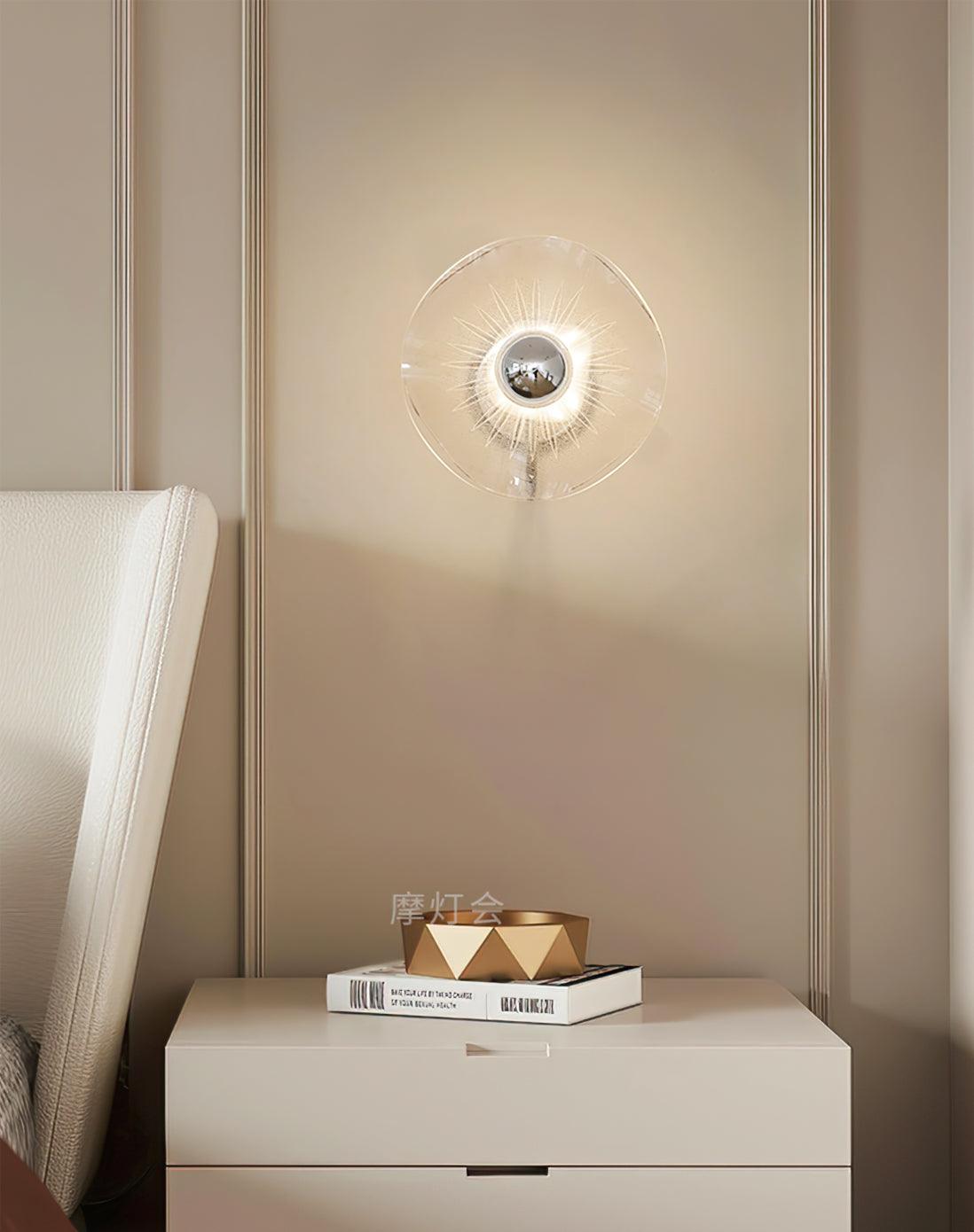 Lotus Applique Acrylique Disque - Neutralighting