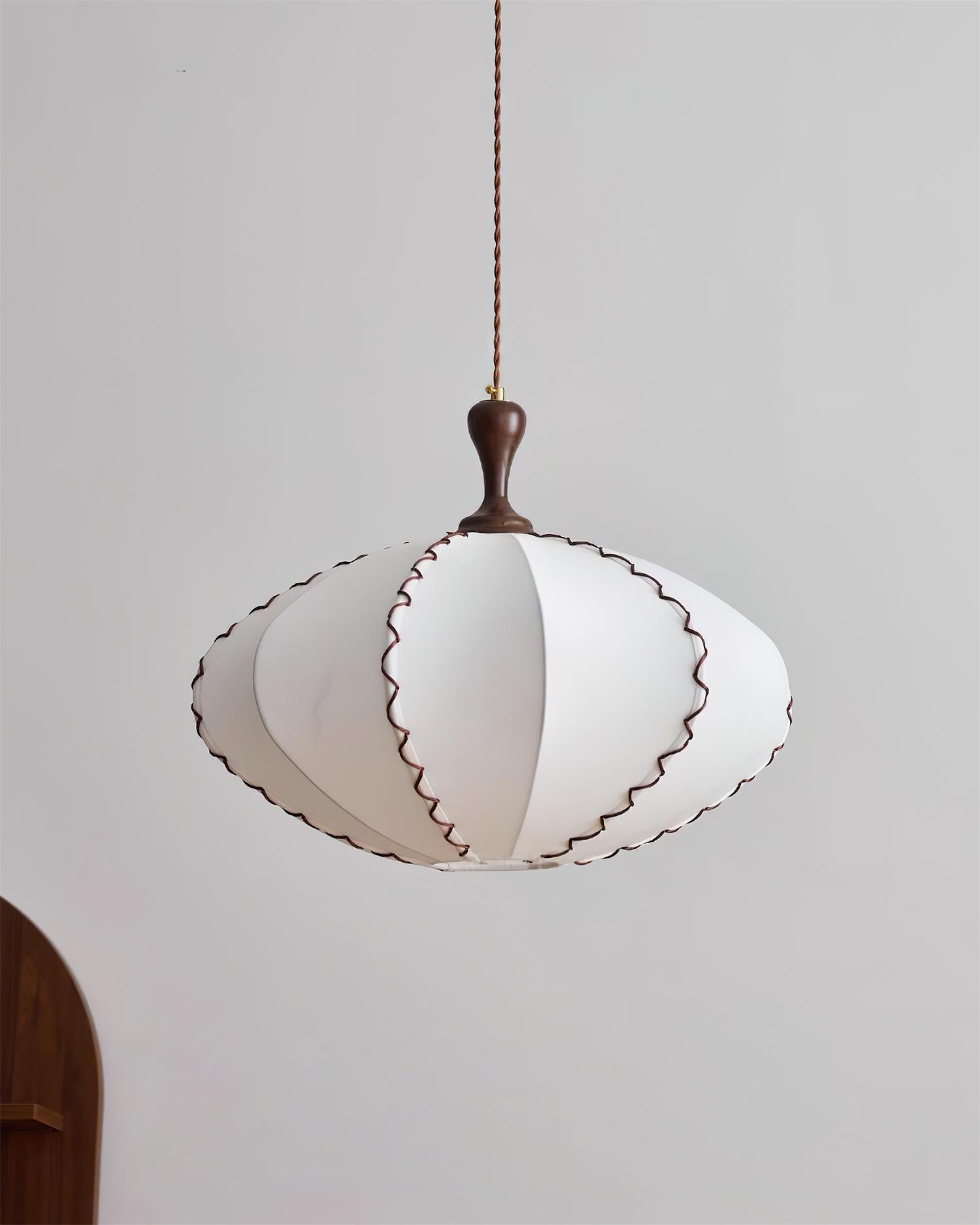 Lucian Lampe Pendante Vintage en Tissu - Neutralighting