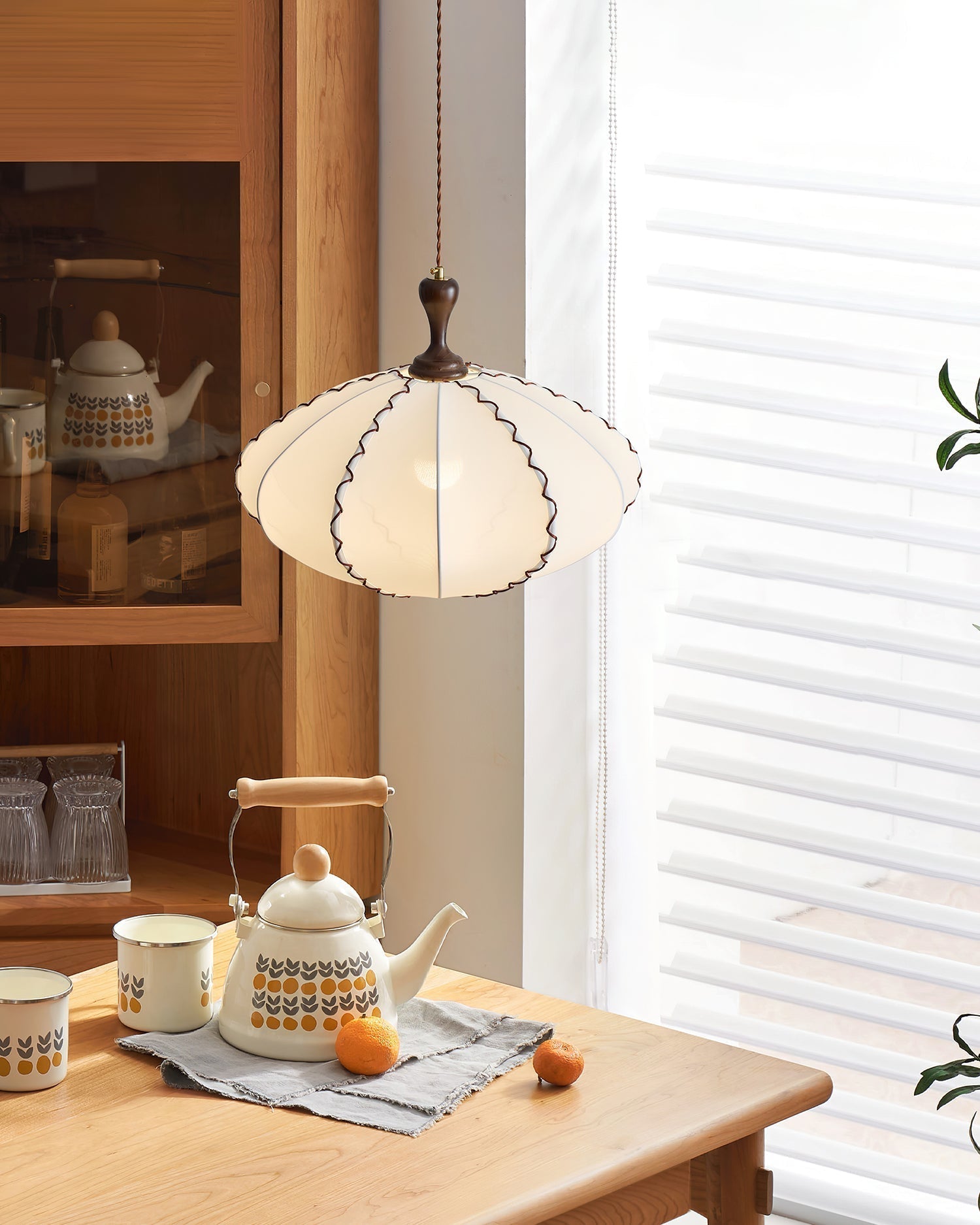 Lucian Lampe Pendante Vintage en Tissu - Neutralighting
