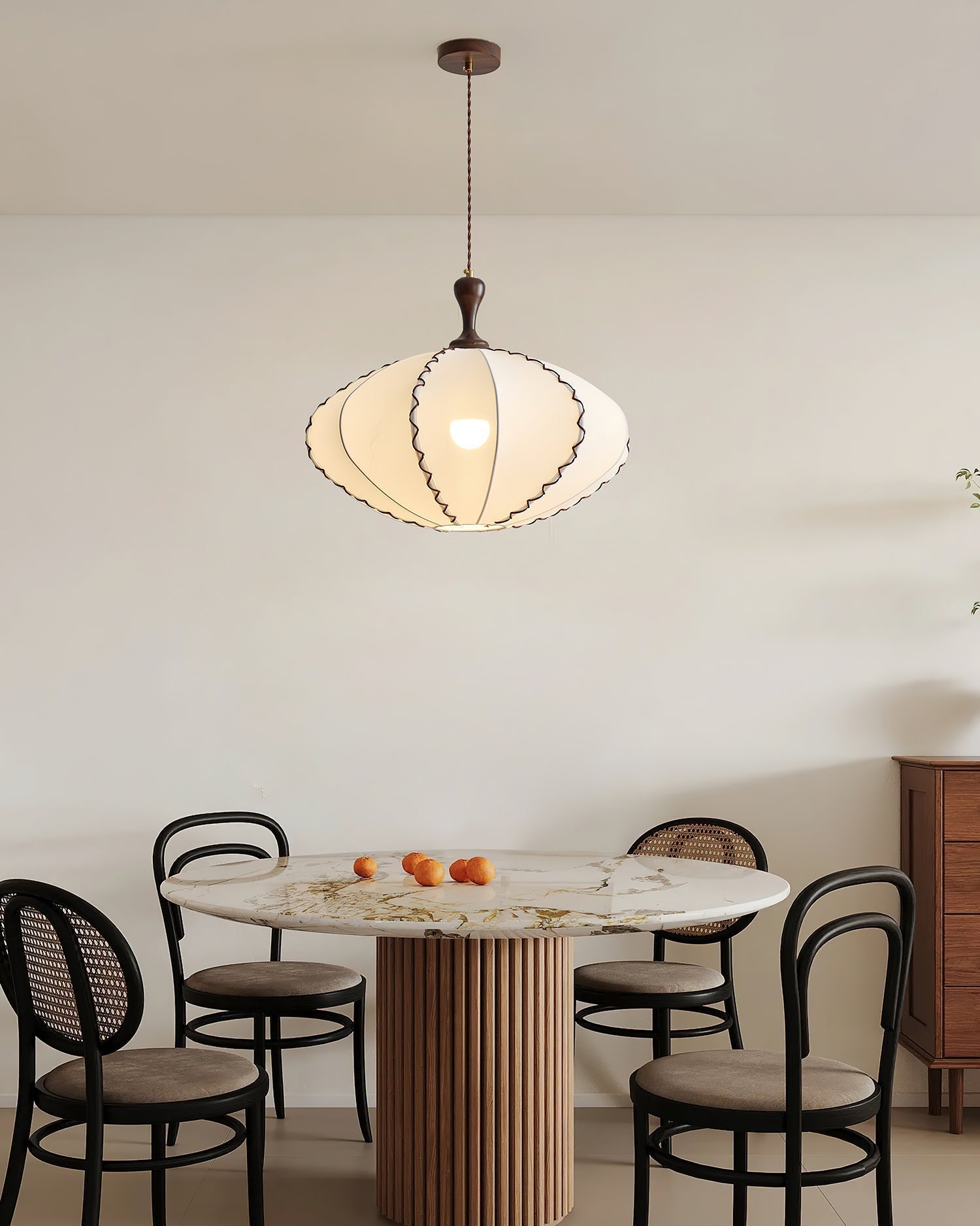 Lucian Lampe Pendante Vintage en Tissu - Neutralighting
