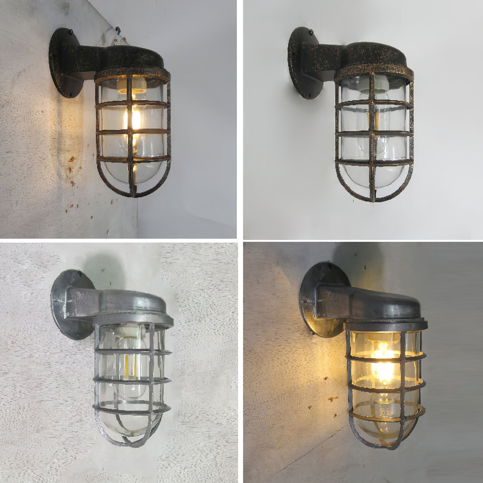 Ozorel Applique Murale Vintage Unique en Métal et Verre - Neutralighting