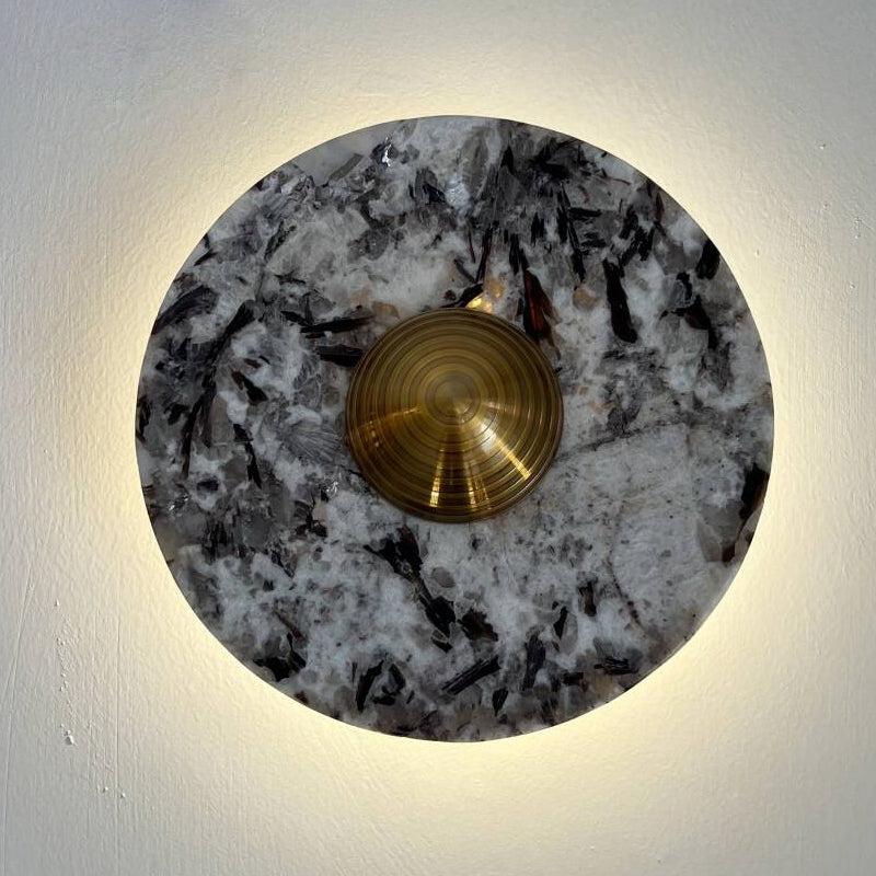 Evraeel Nordic Art Marble Metal Wall Lamp - Lamp Copper