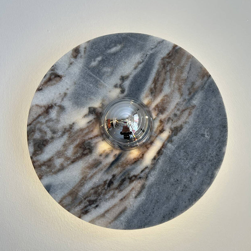 Evraeel Nordic Art Marble Metal Wall Lamp - Lamp Copper