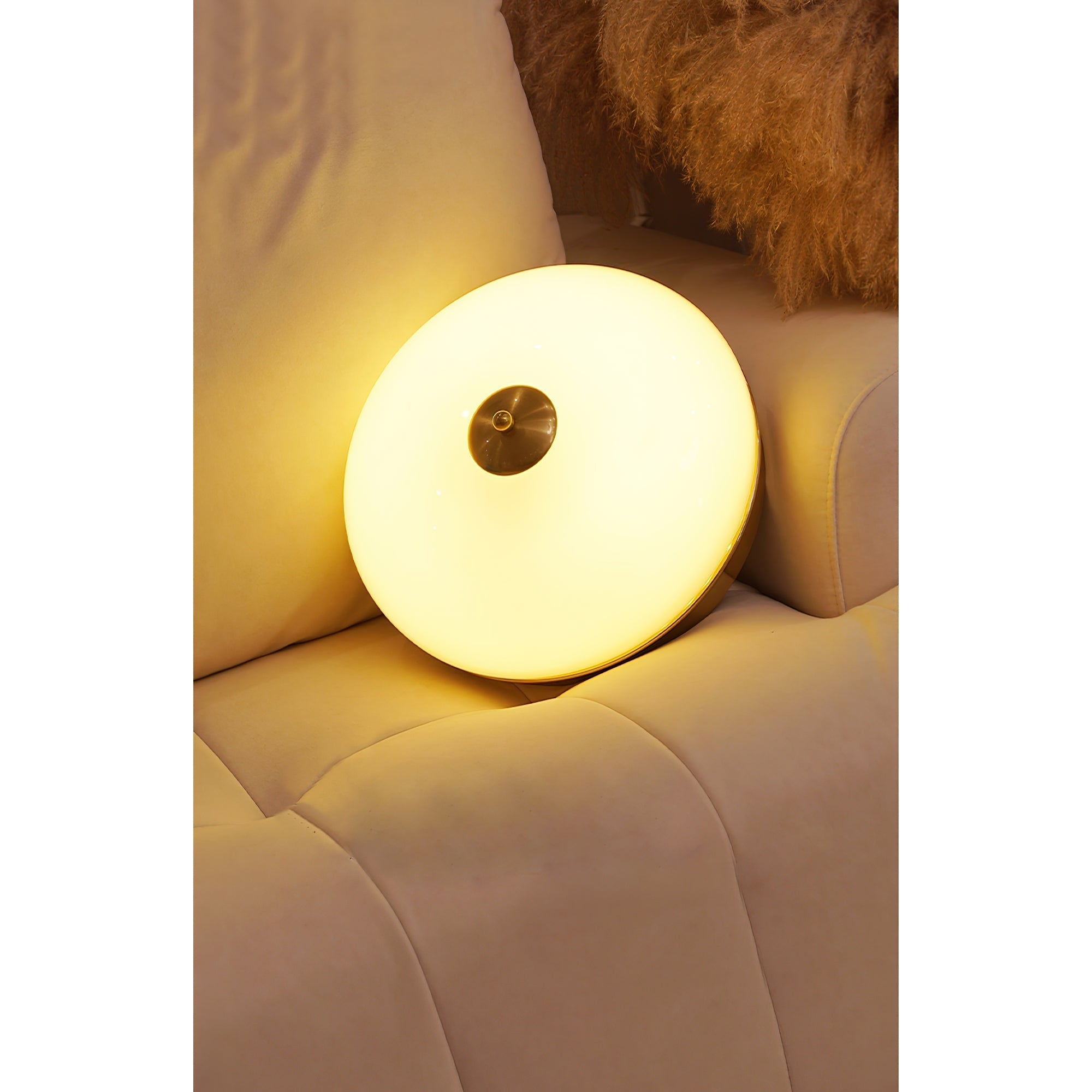 Vatalisra Lampe de Plafond Ronde Métal Verre Minimaliste Moderne - Neutralighting