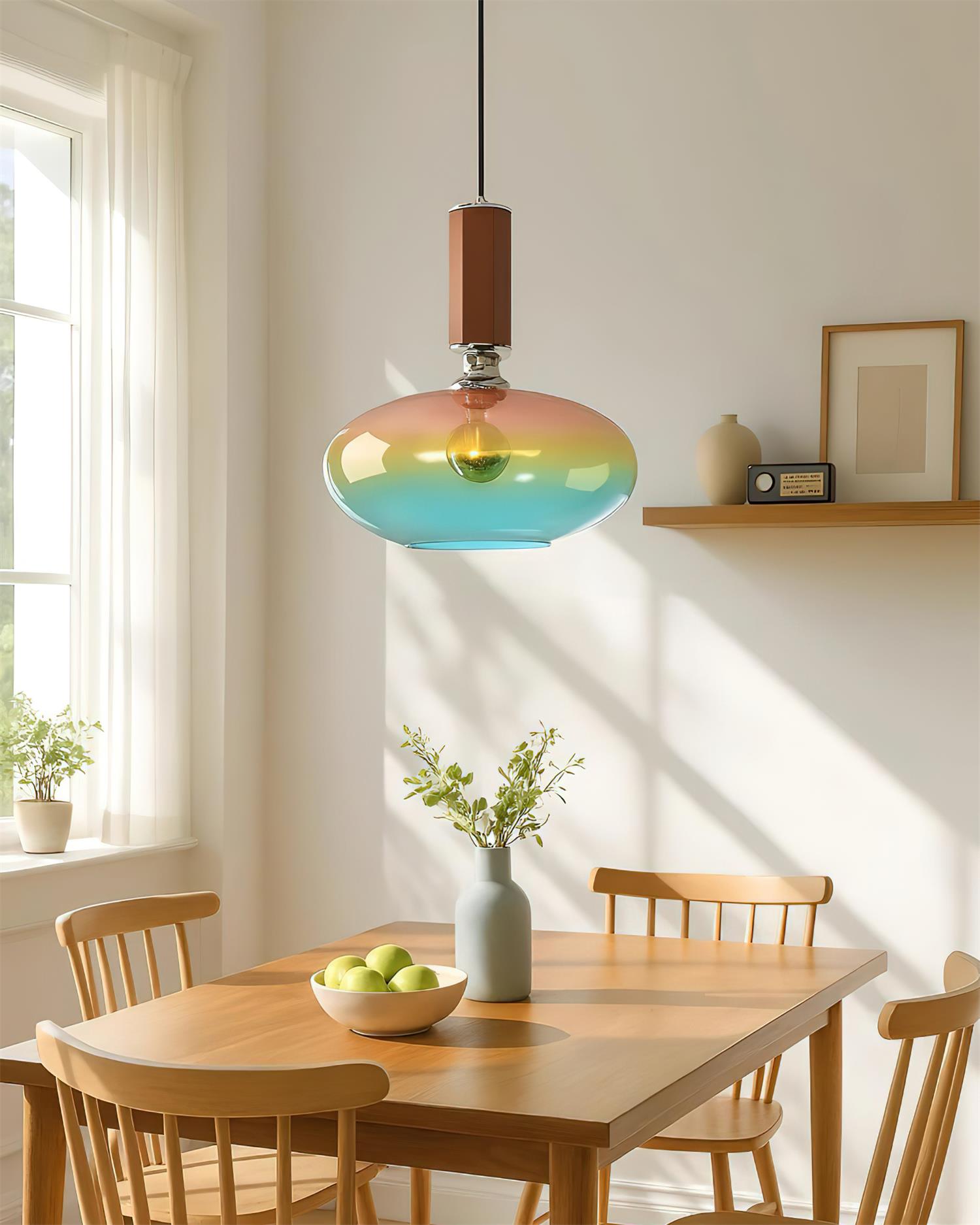 Lumia Pastel Gradient Glass Pendant Lamp - Letslighting