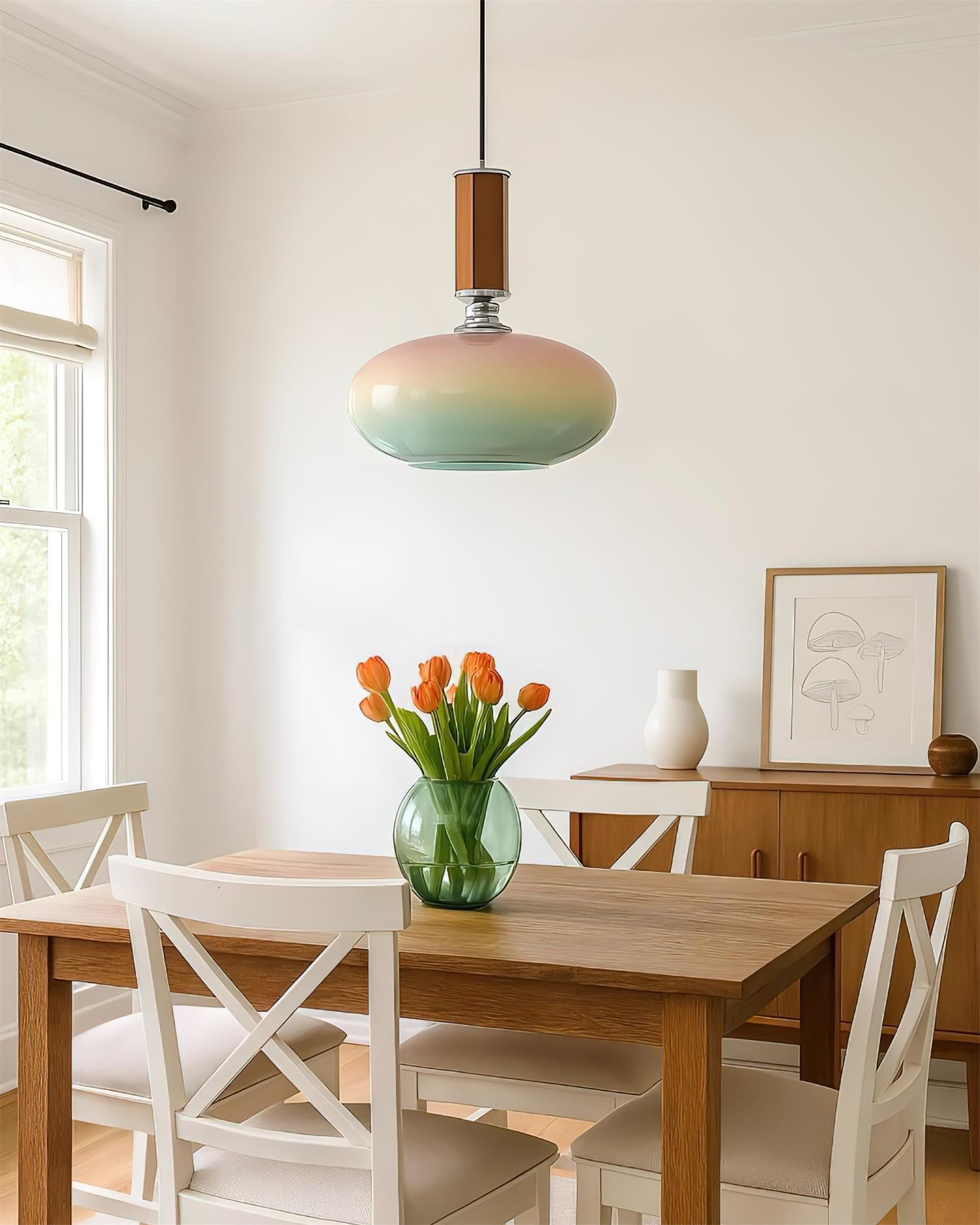 Lumia Pastel Gradient Glass Pendant Lamp - Letslighting