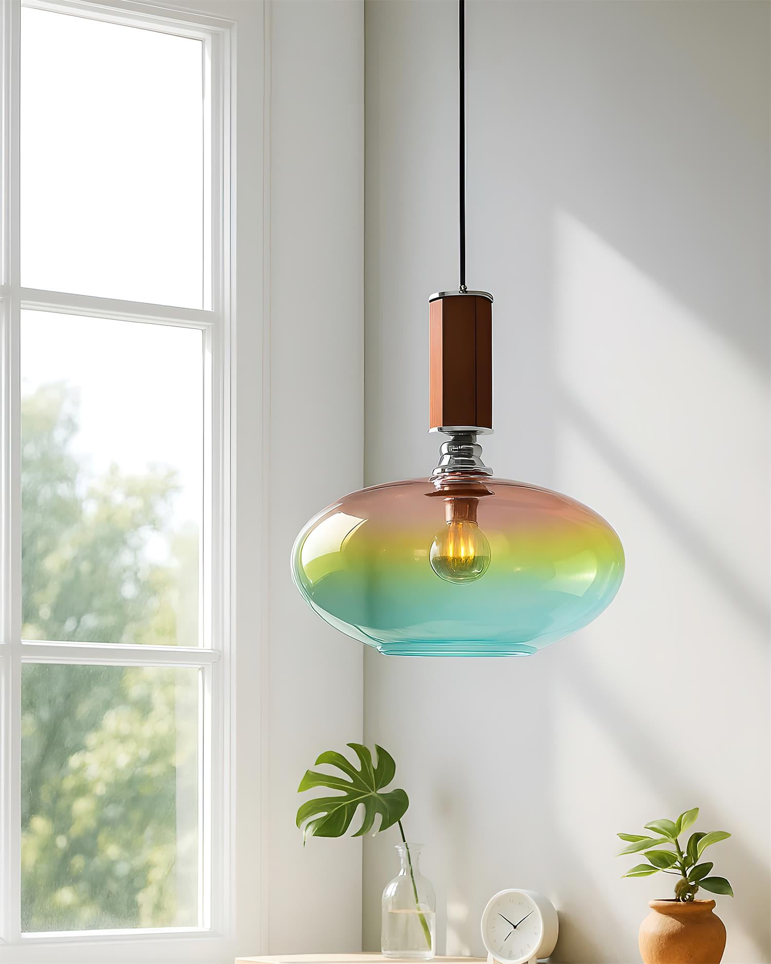 Lumia Pastel Gradient Glass Pendant Lamp - Letslighting