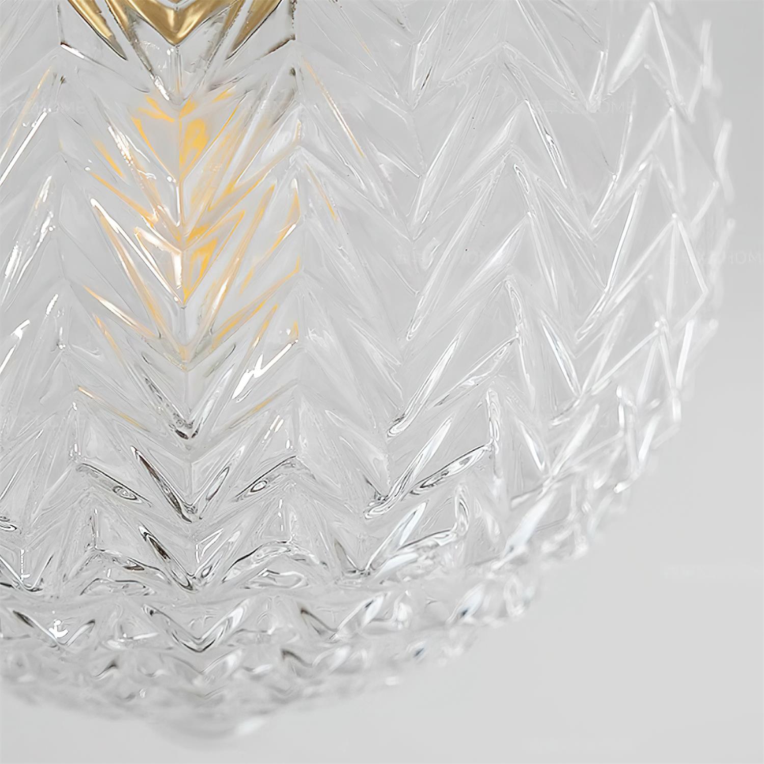 Pavo Plafonnier Verre Transparent Abat-jour Globe - Neutralighting