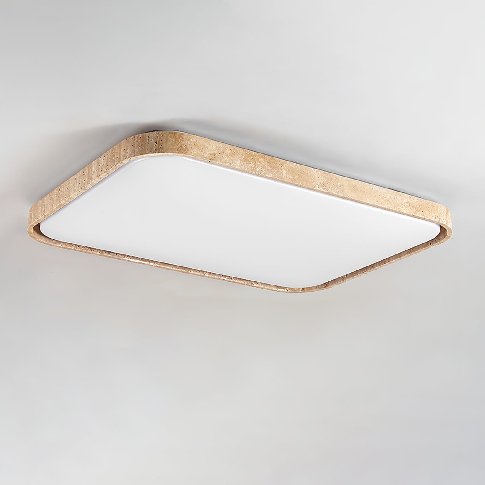 Aisle Travertine Square Ceiling Light - Letslighting