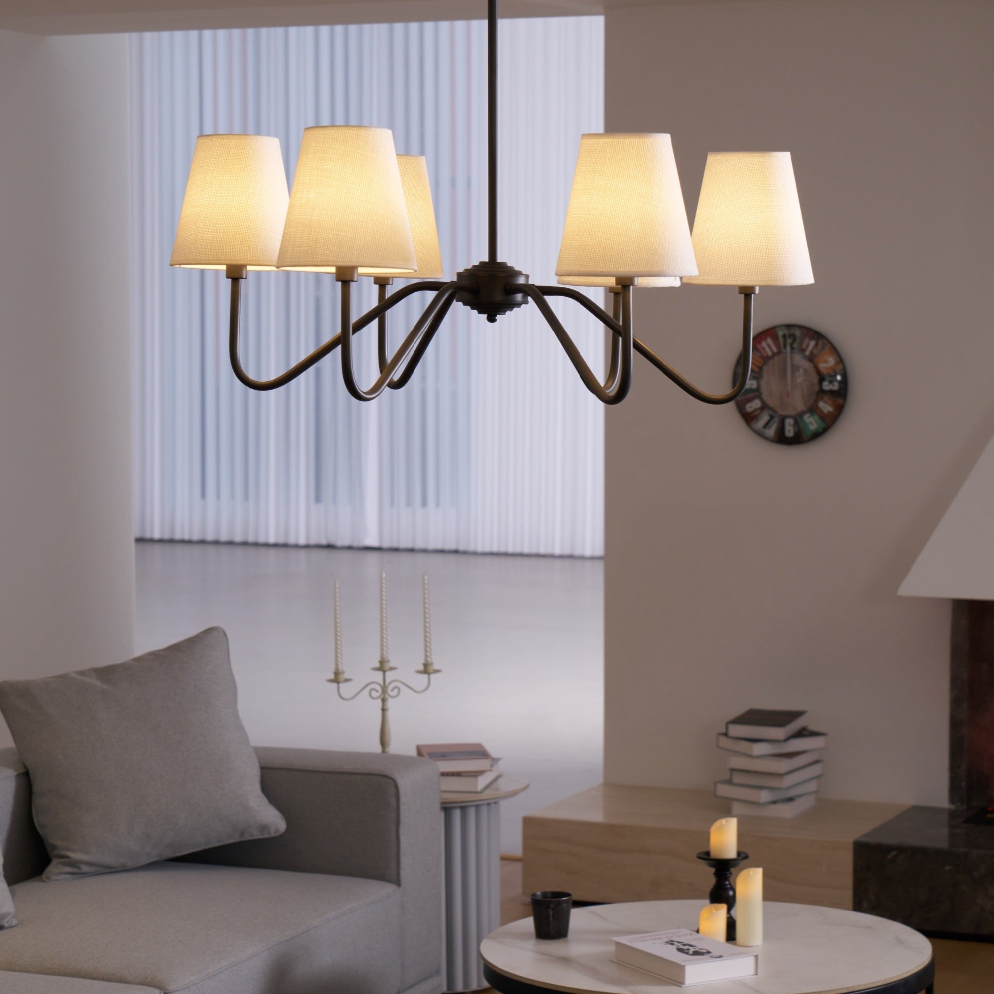 Lumos Black Chandelier - Blowlighting