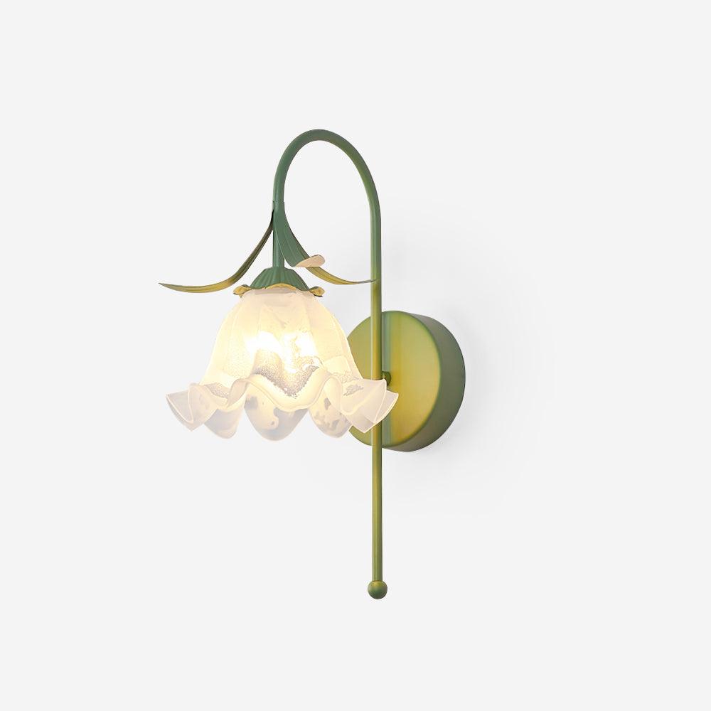 Luna Applique Murale Fleur en Verre Naturel - Neutralighting