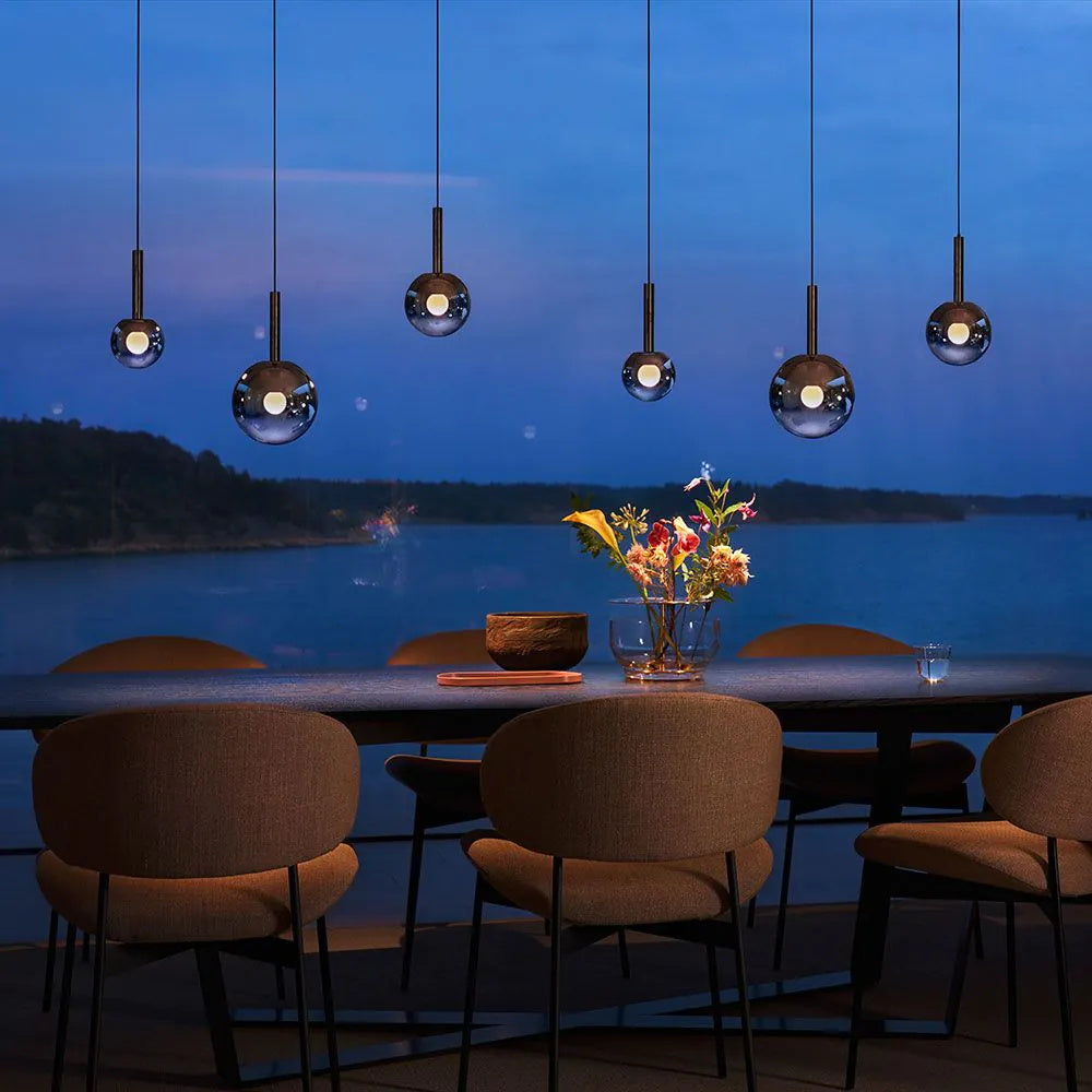 Vetheel Suspension Métal Verre Nuage Traditionnel - Neutralighting