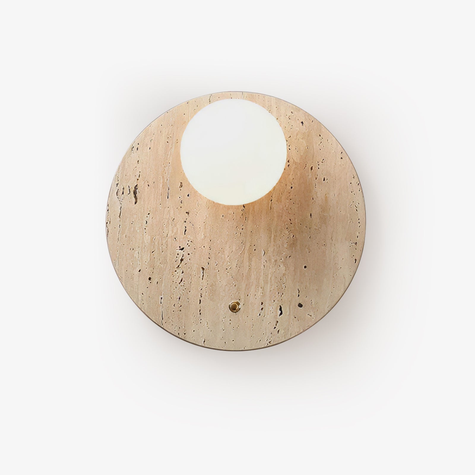 Syloryra Applique Murale Minimaliste en Travertin - Neutralighting