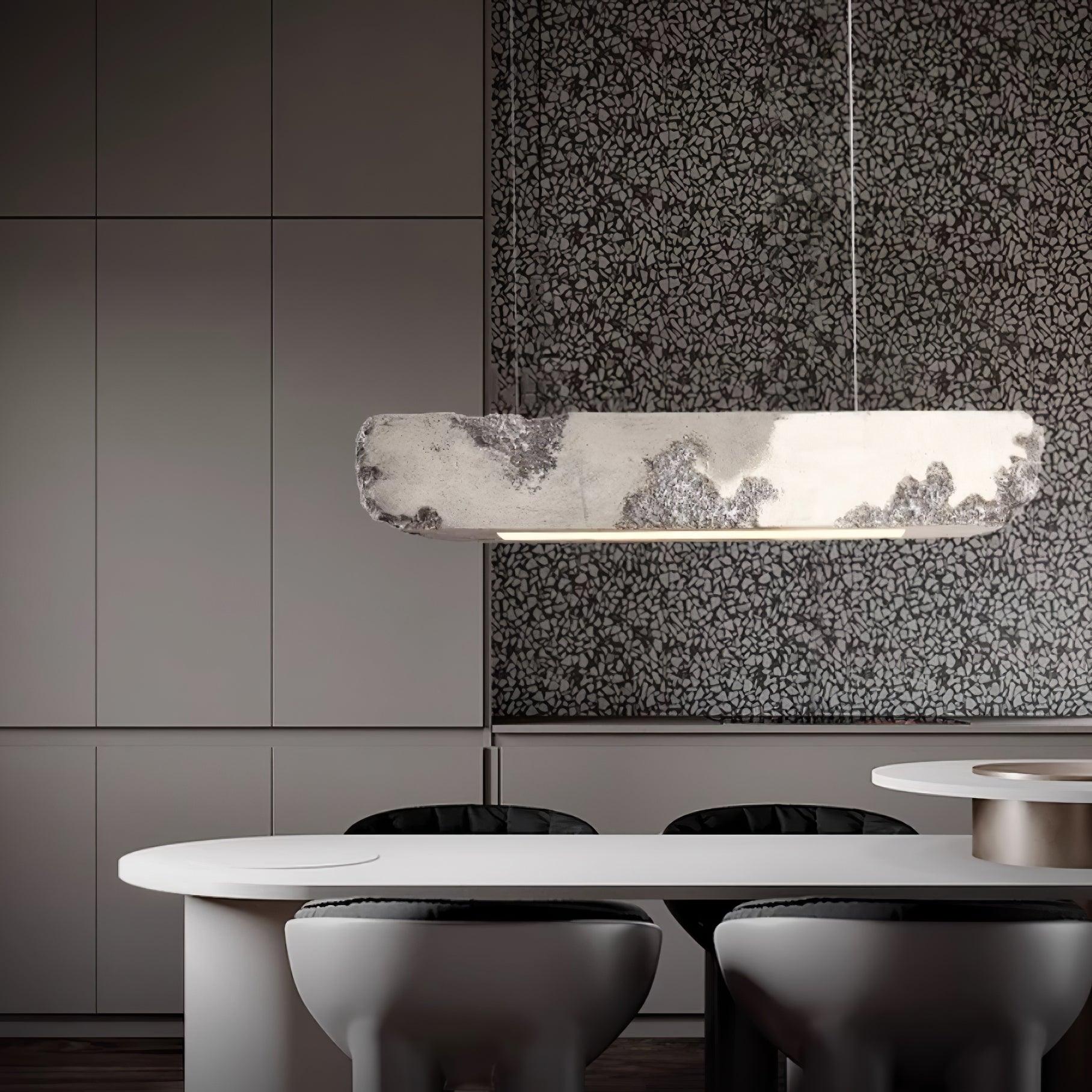 Lunar Gleam Lampe Pendante Texturée Minimaliste Céleste - Neutralighting