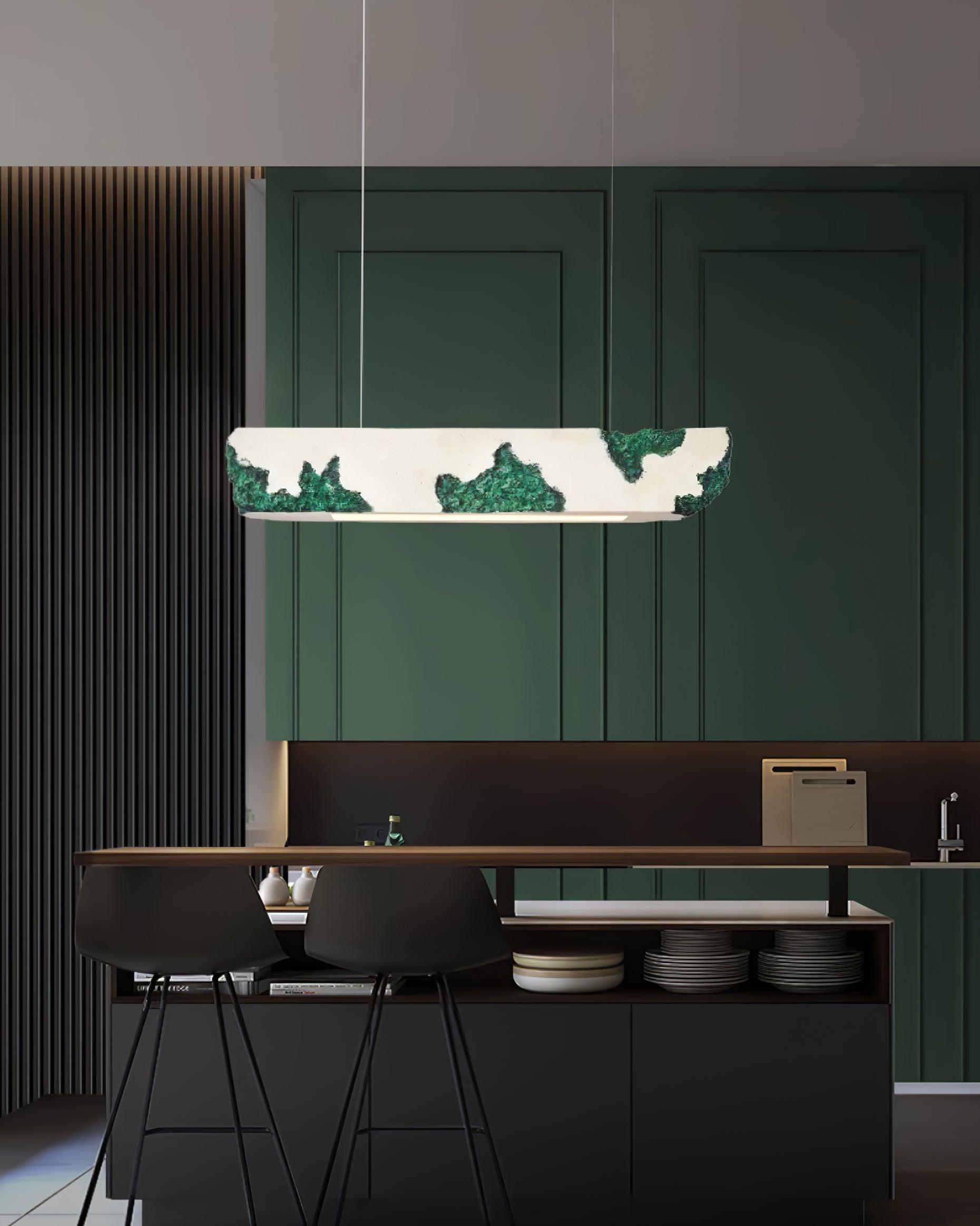 Lunar Gleam Lampe Pendante Texturée Minimaliste Céleste - Neutralighting