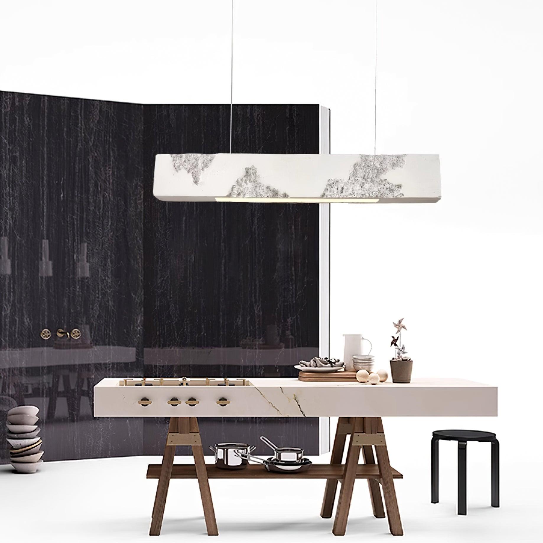 Lunar Gleam Lampe Pendante Texturée Minimaliste Céleste - Neutralighting