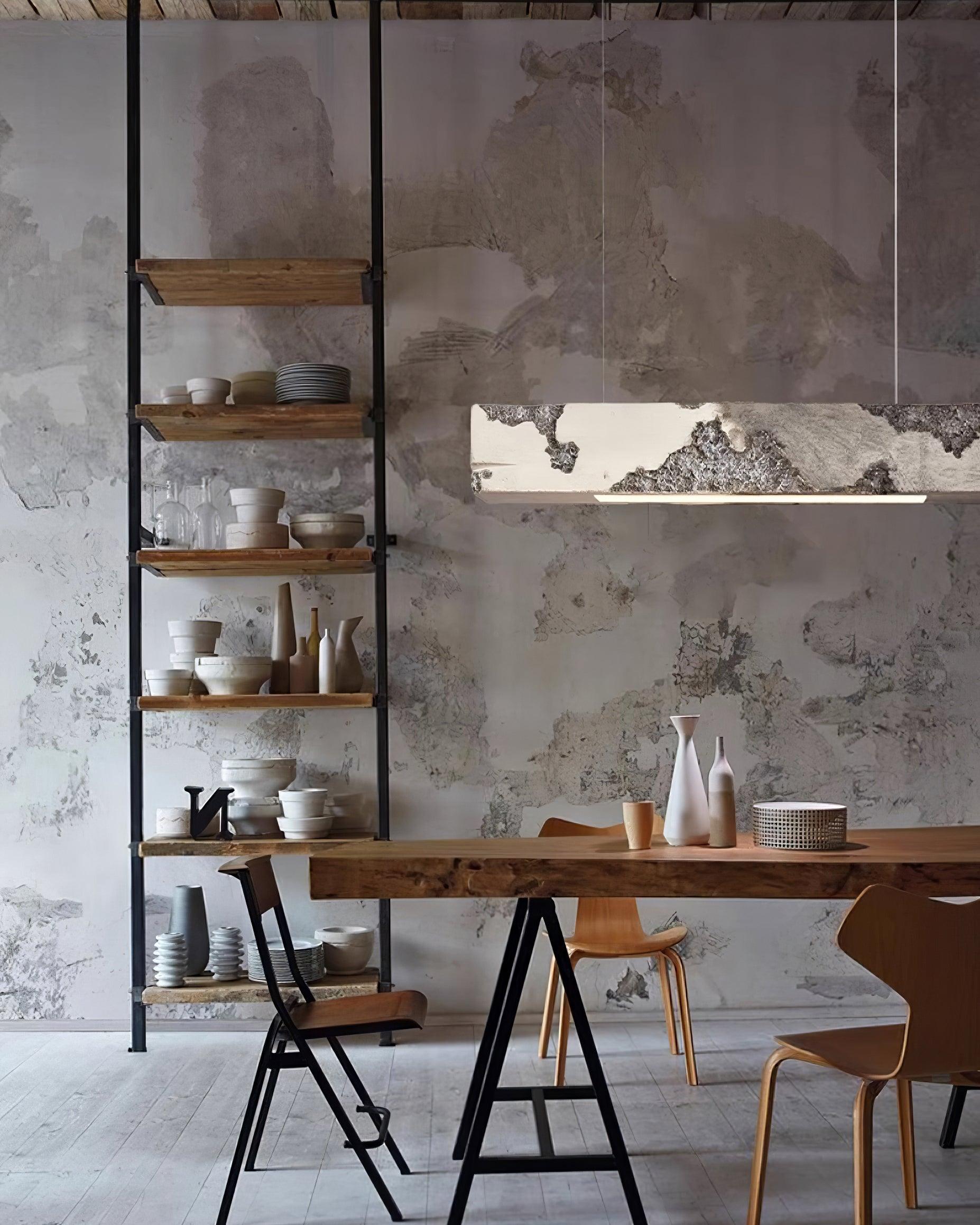 Lunar Gleam Lampe Pendante Texturée Minimaliste Céleste - Neutralighting