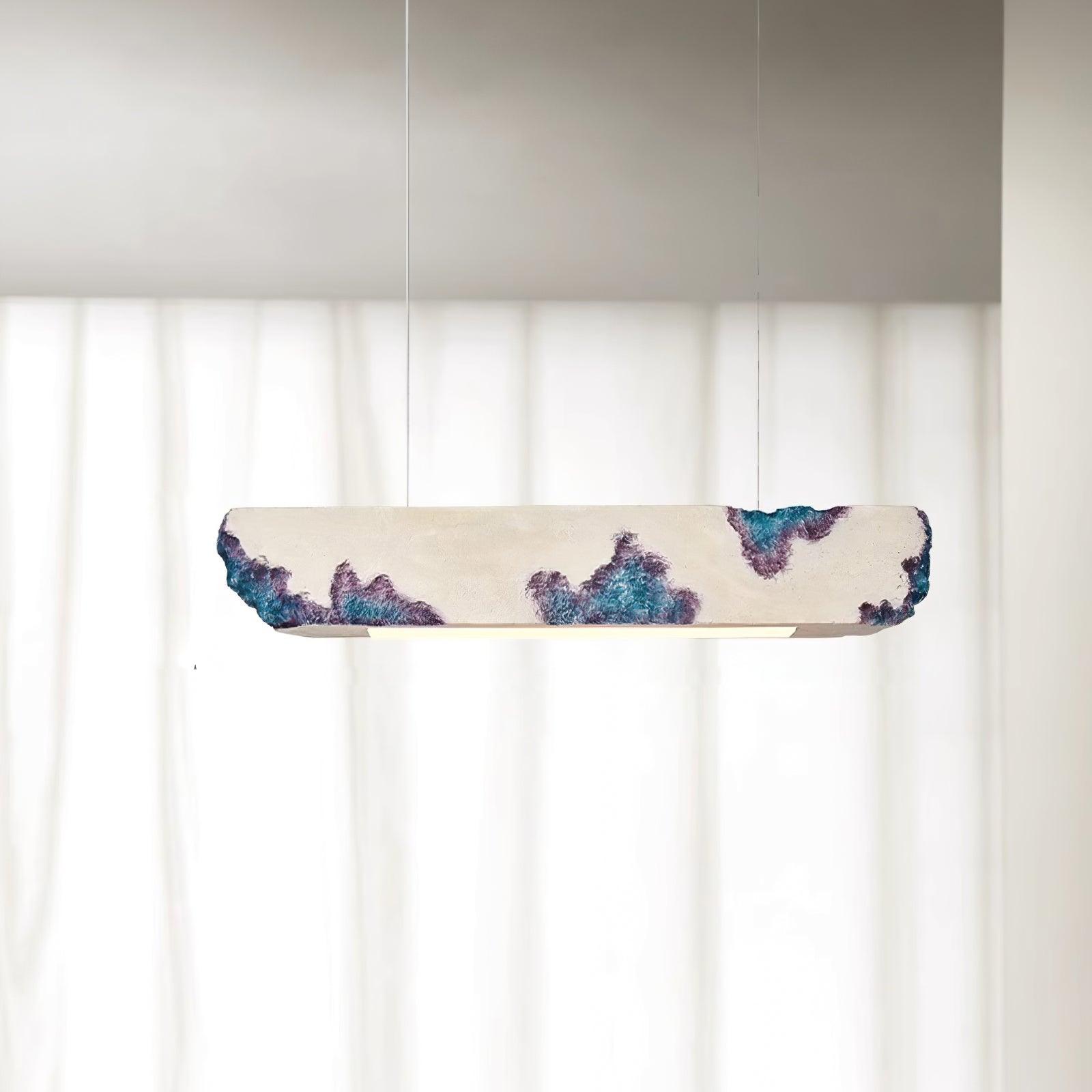 Lunar Gleam Lampe Pendante Texturée Minimaliste Céleste - Neutralighting