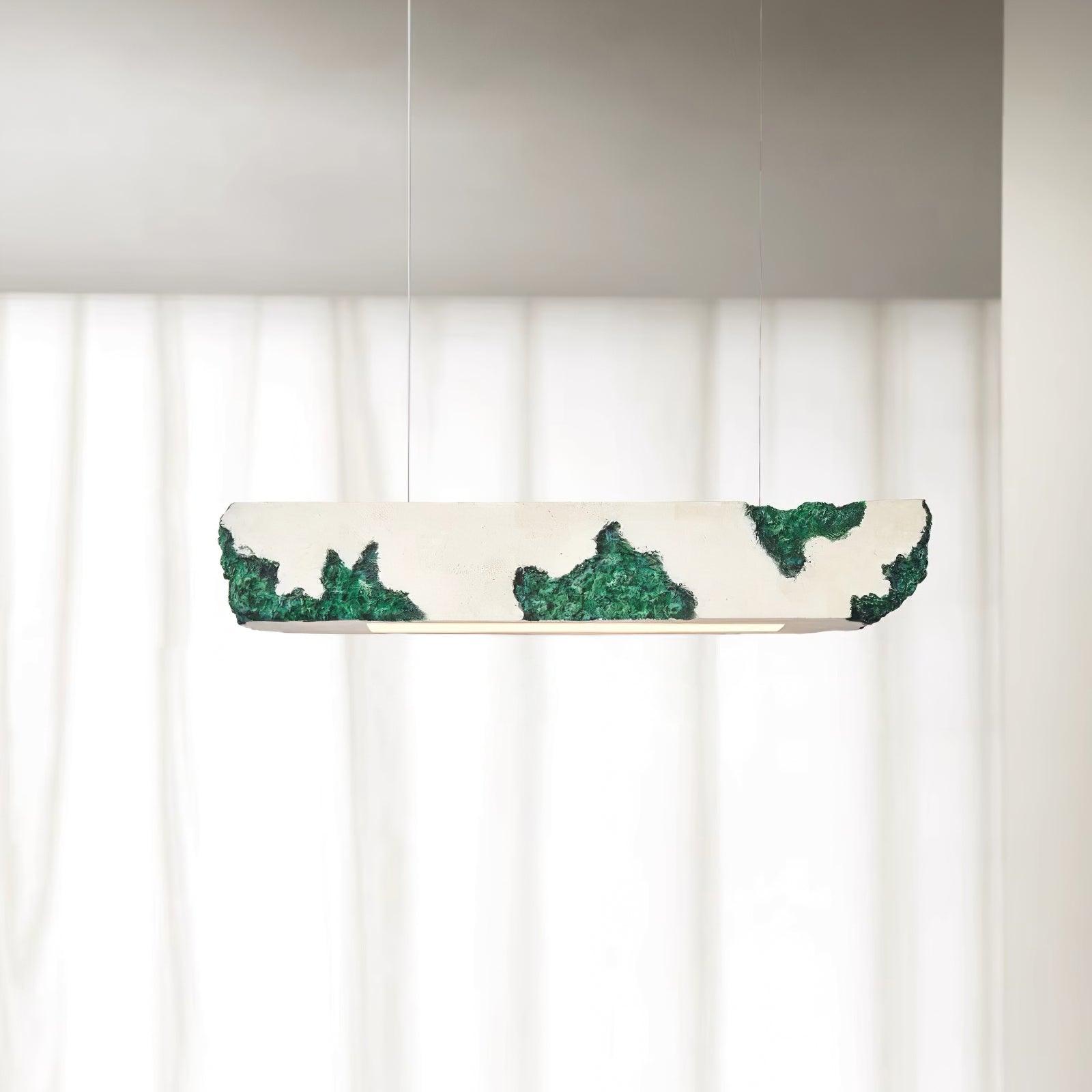 Lunar Gleam Lampe Pendante Texturée Minimaliste Céleste - Neutralighting