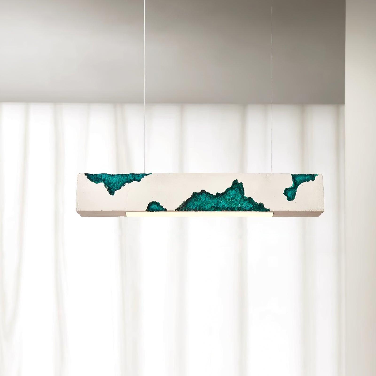 Lunar Gleam Lampe Pendante Texturée Minimaliste Céleste - Neutralighting