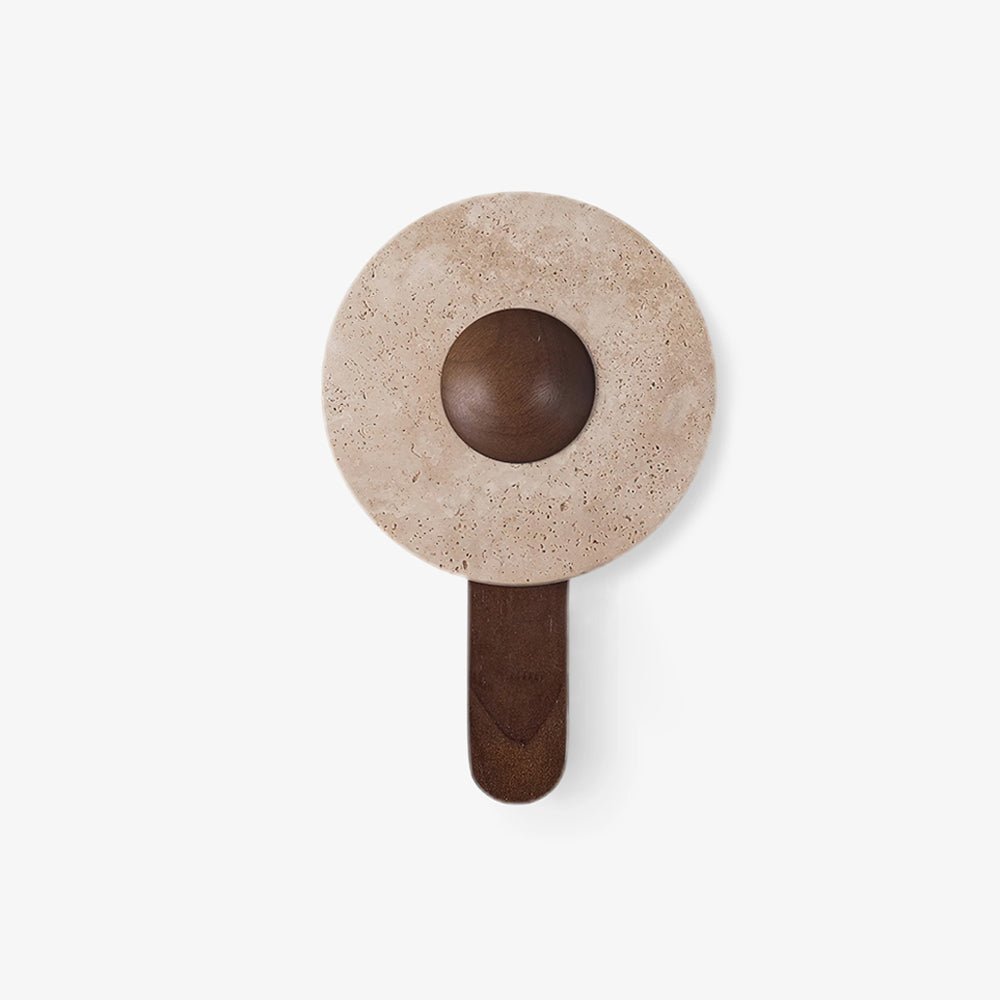 Nymarora Applique Murale Circulaire en Travertin - Neutralighting