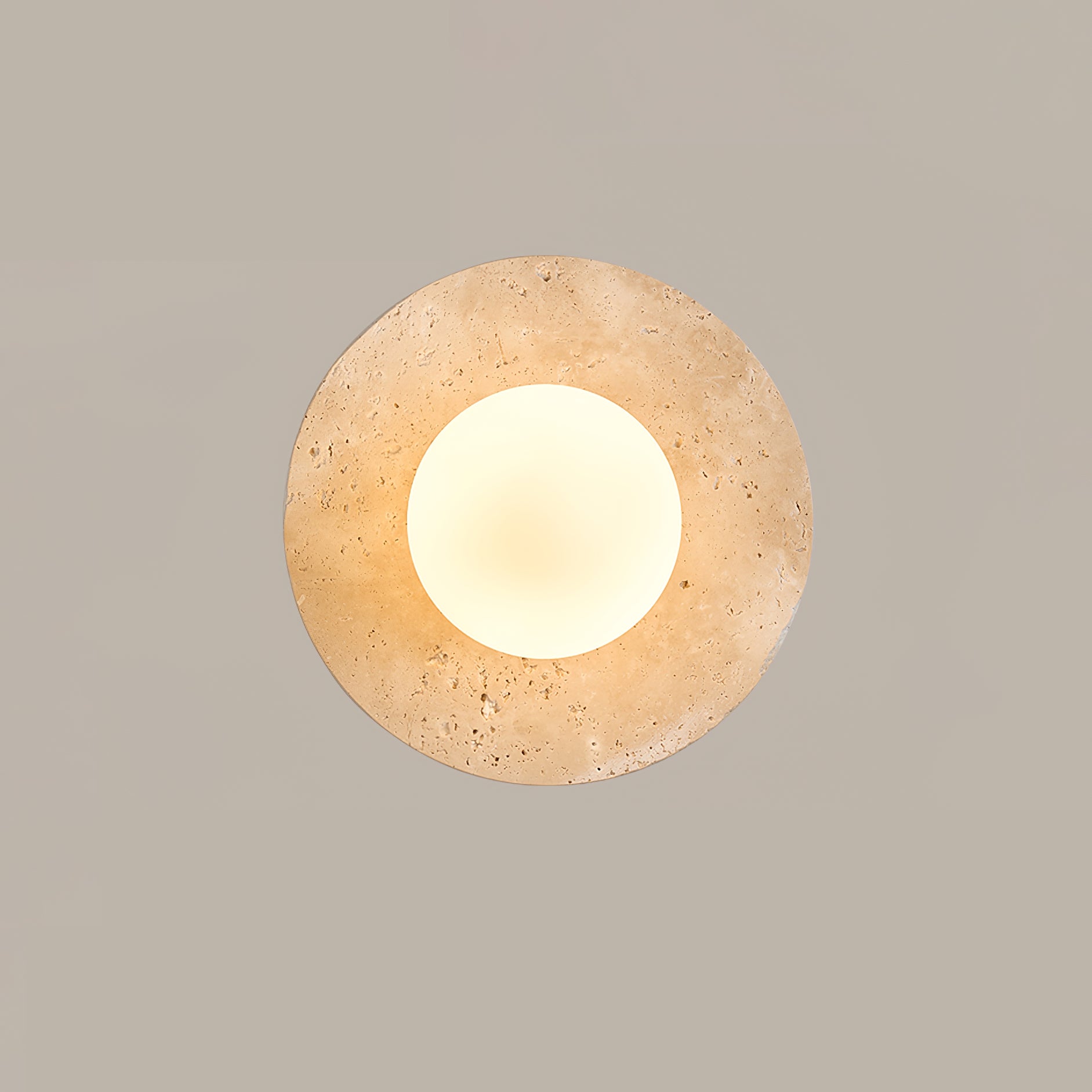 Vesolyra Lumière de Plafond Industrielle en Travertin - Neutralighting
