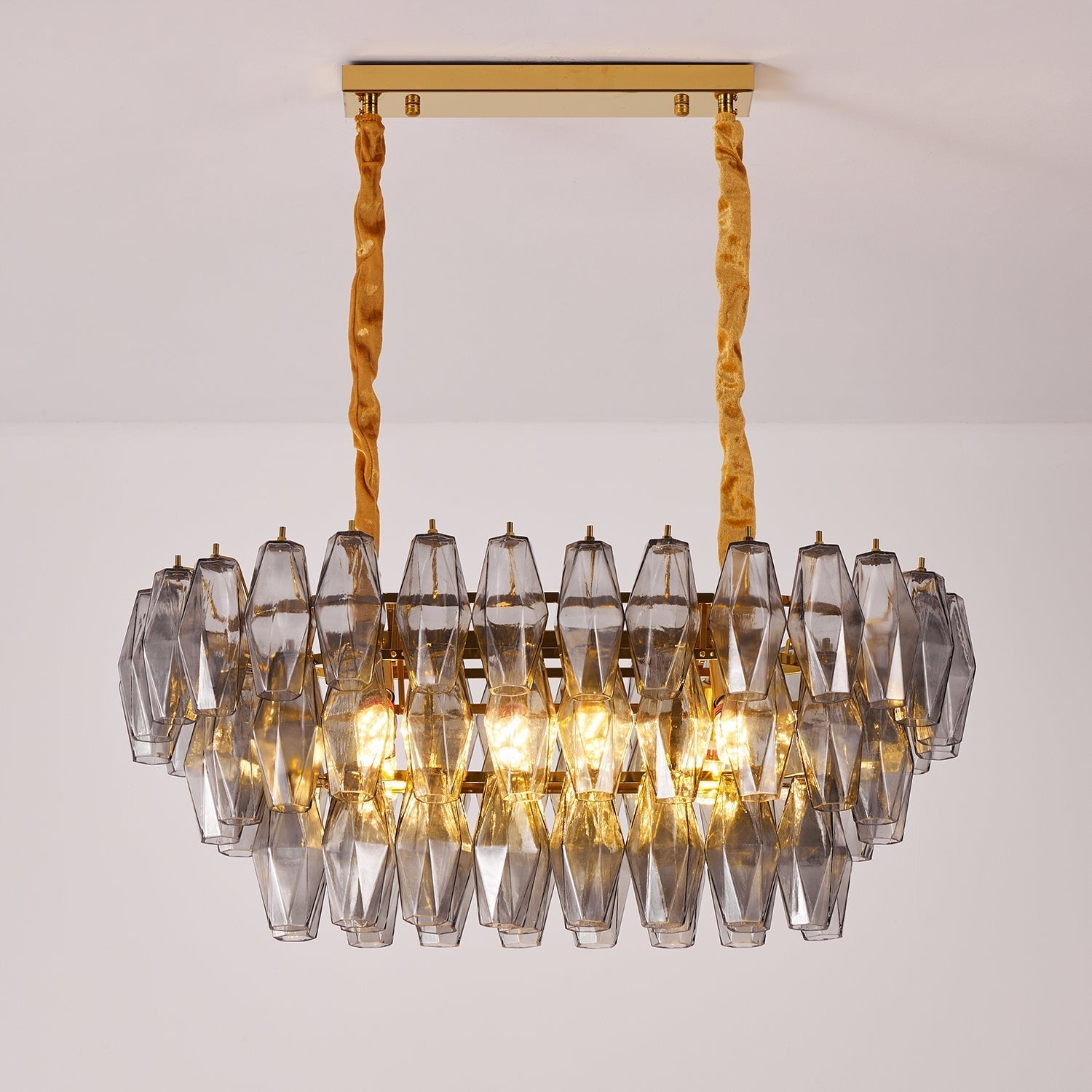 Lunvara Lustre Cascade de Prismes Moderne - Neutralighting