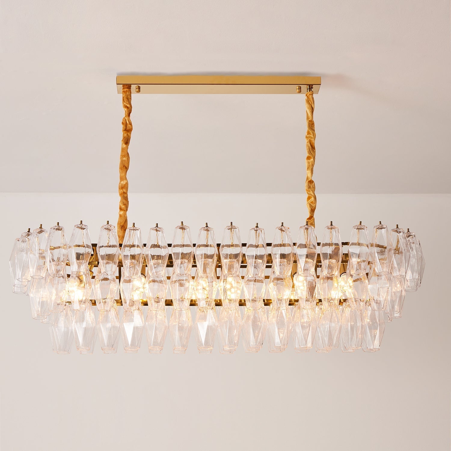 Lunvara Lustre Cascade de Prismes Moderne - Neutralighting