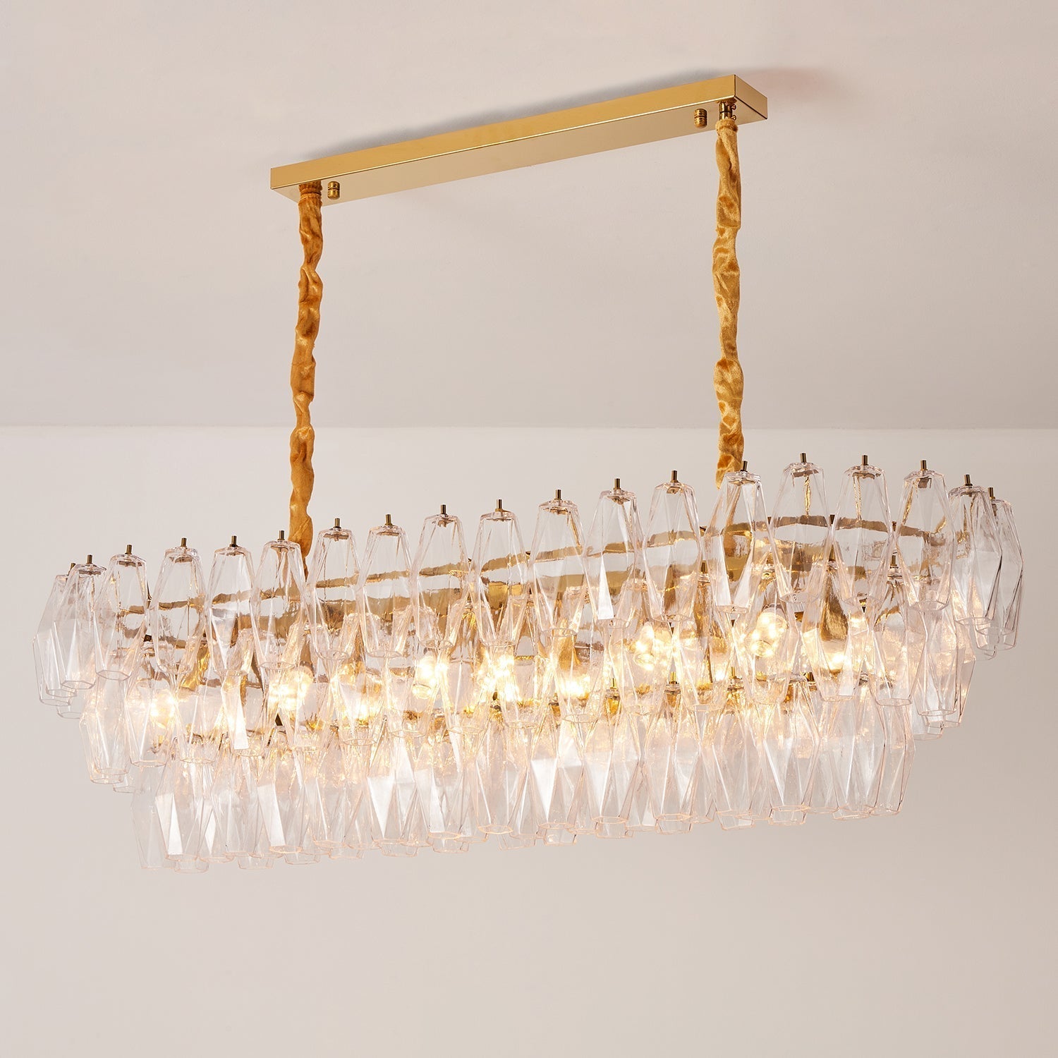 Lunvara Lustre Cascade de Prismes Moderne - Neutralighting