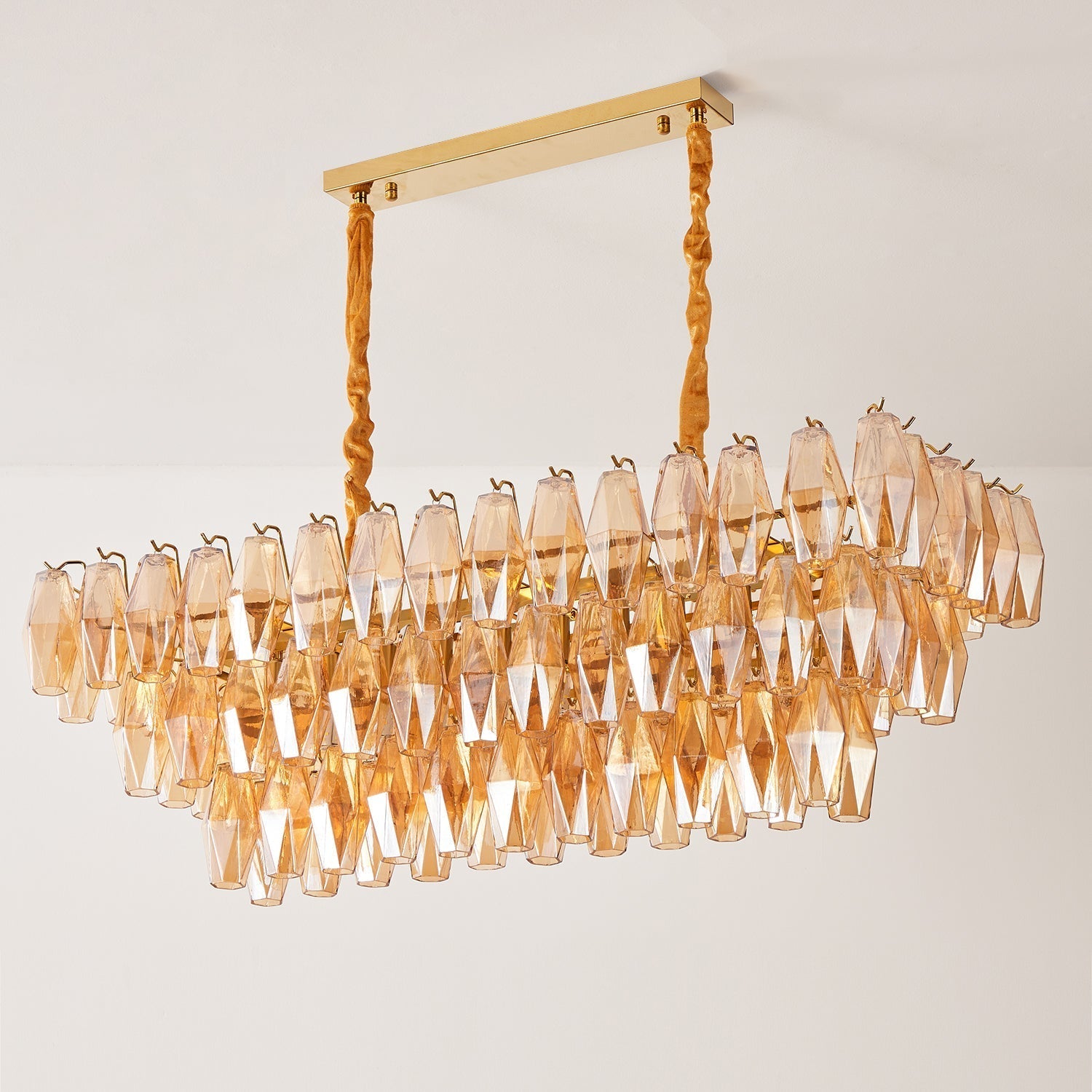 Lunvara Lustre Cascade de Prismes Moderne - Neutralighting