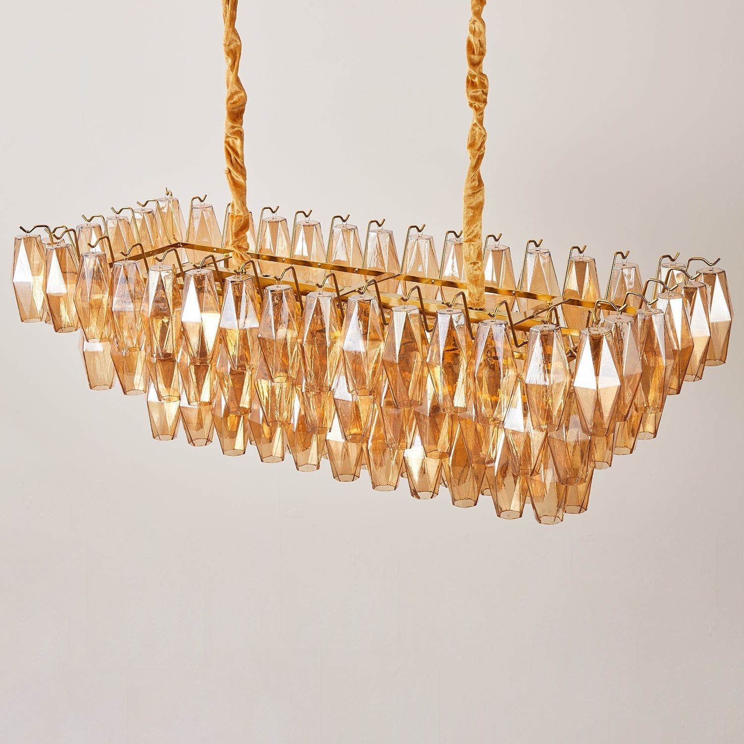 Lunvara Lustre Cascade de Prismes Moderne - Neutralighting