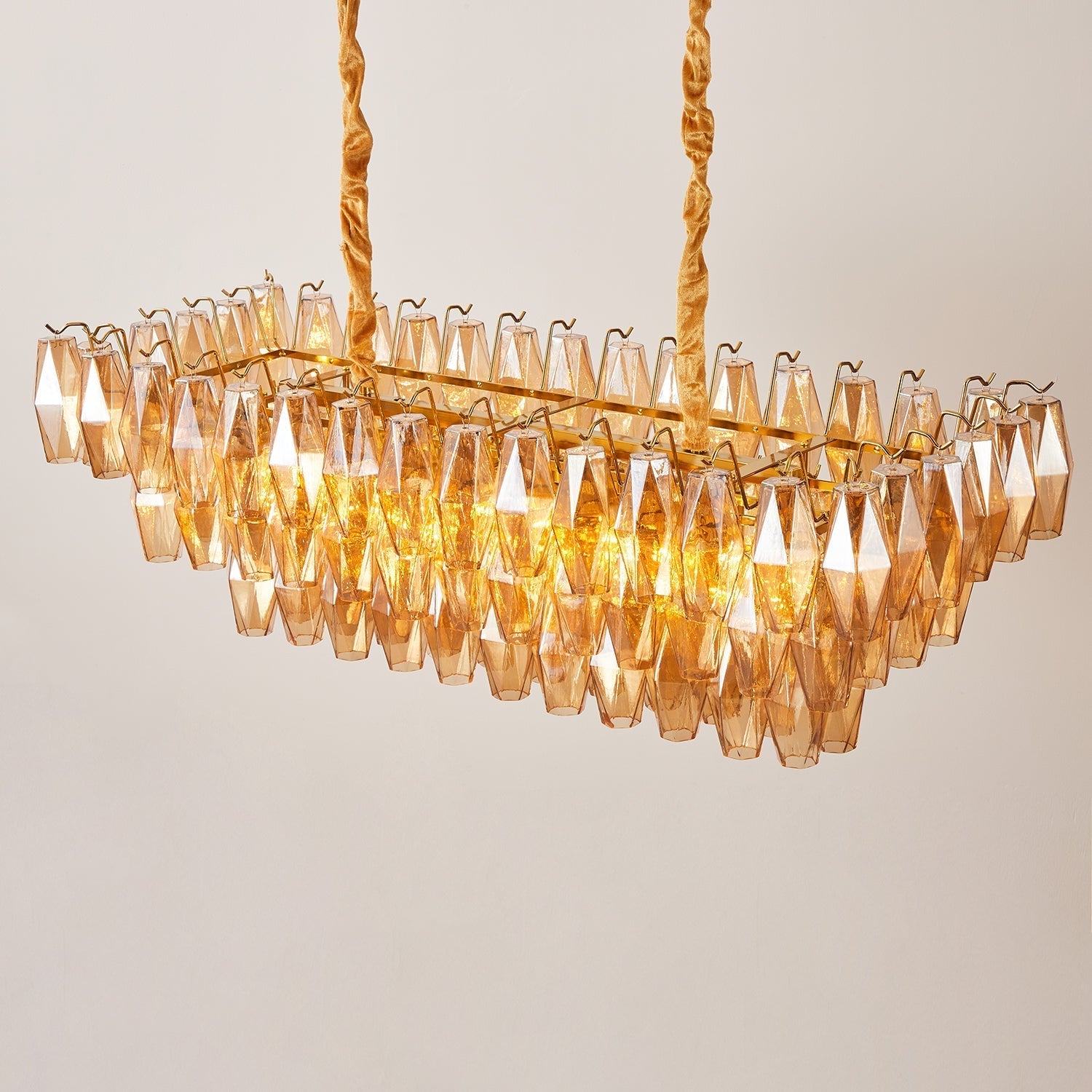 Lunvara Lustre Cascade de Prismes Moderne - Neutralighting