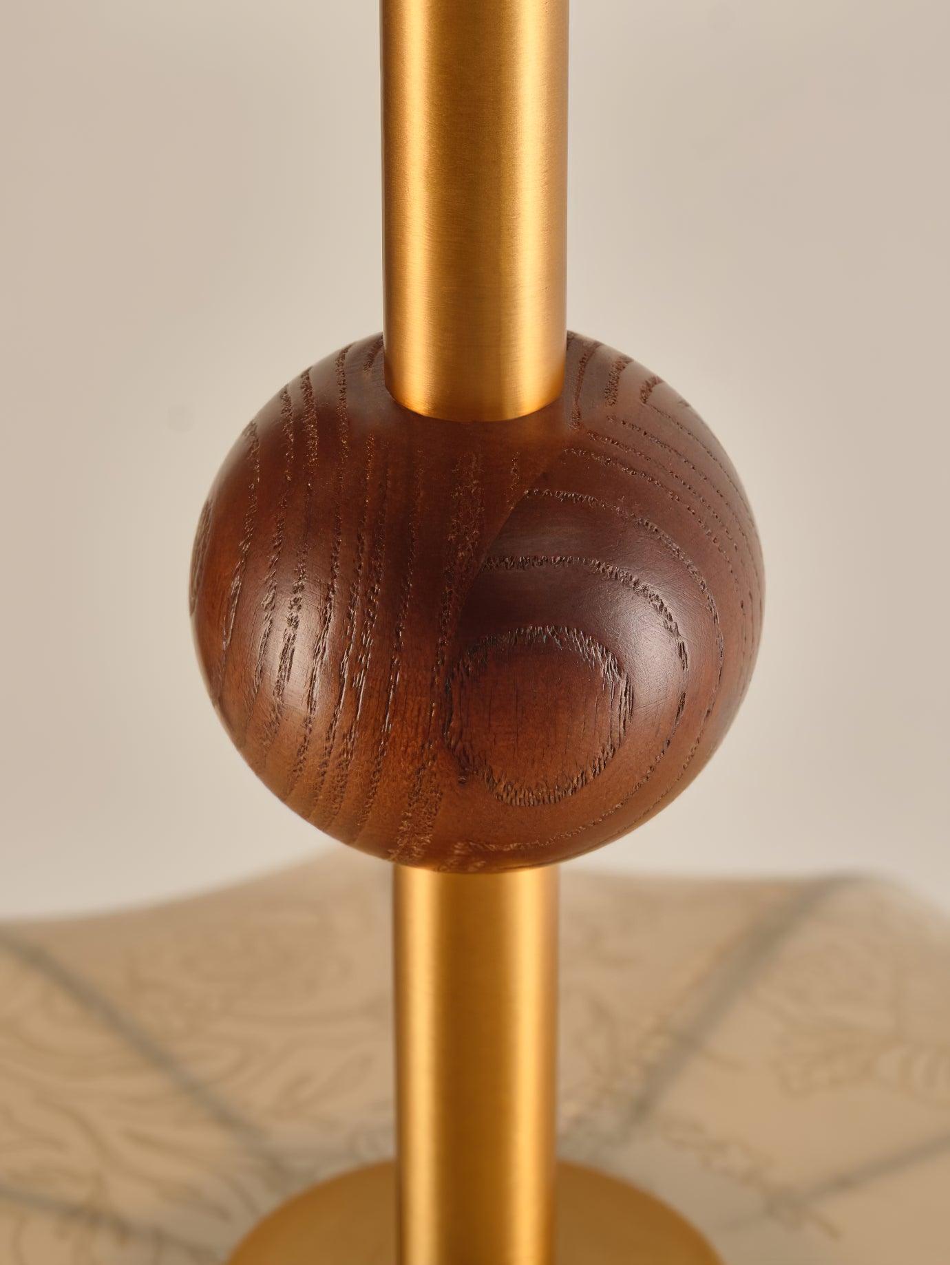 Spheris Plafonnier en tissu et bois pour des intérieurs chaleureux et élégants - Neutralighting