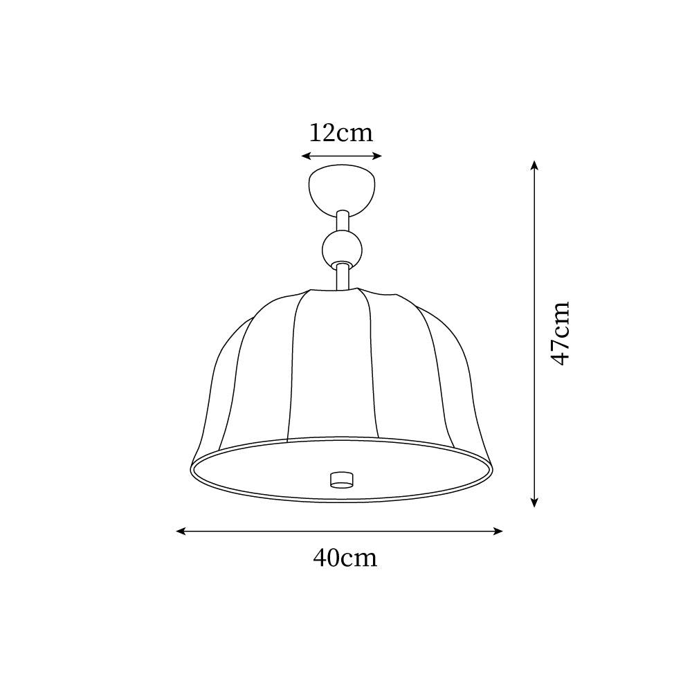 Spheris Plafonnier en tissu et bois pour des intérieurs chaleureux et élégants - Neutralighting
