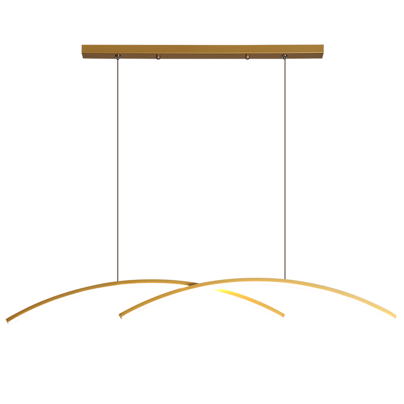 Arisha Luminaires Suspension Lineaire Minimaliste En Aluminium Pour La Cuisine Ou Salon - Neutralighting