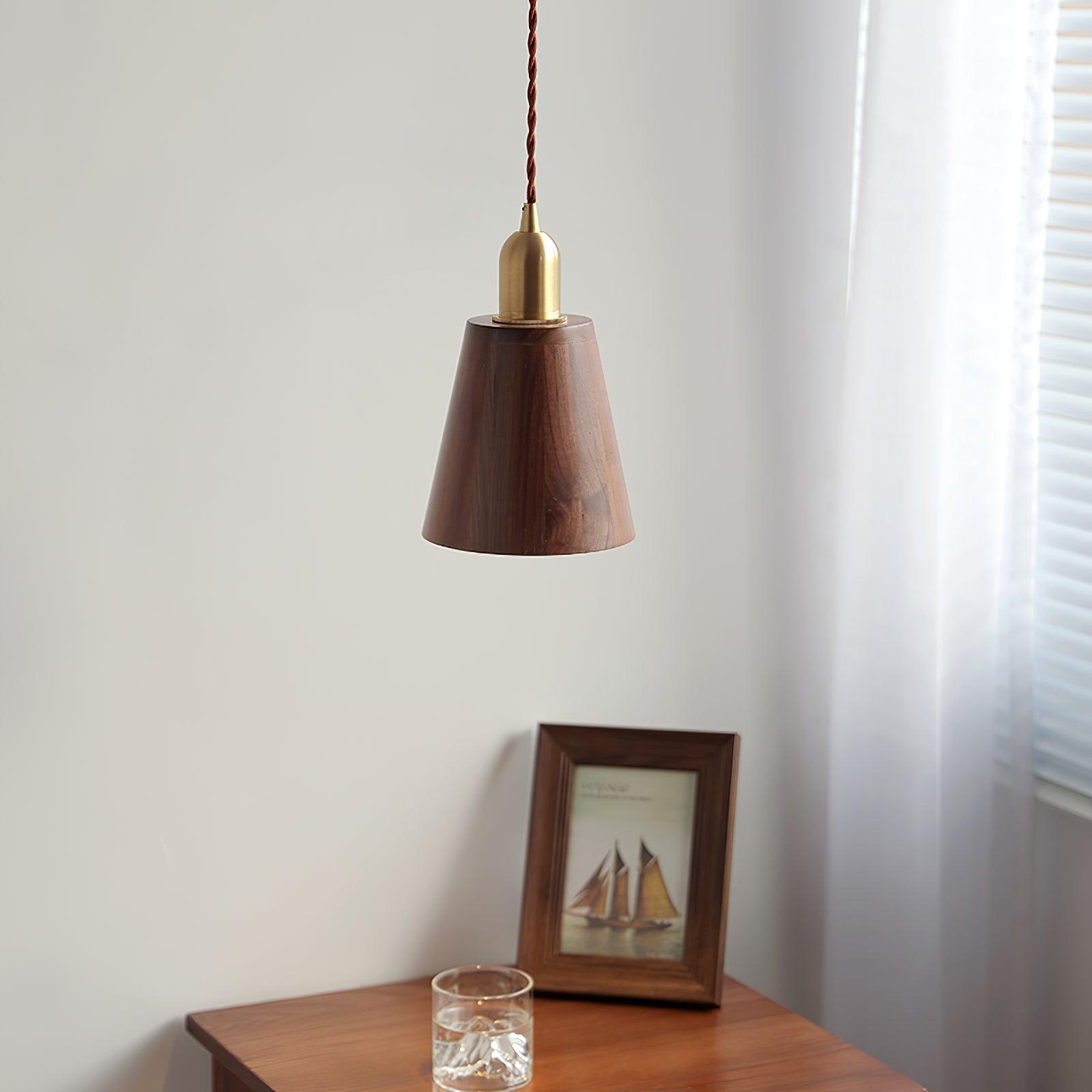 Lyfa Walnut Pendant Light - Blowlighting
