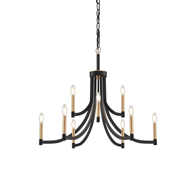 Ceshaora Lustre Laiton Métal Industriel Vintage - Neutralighting