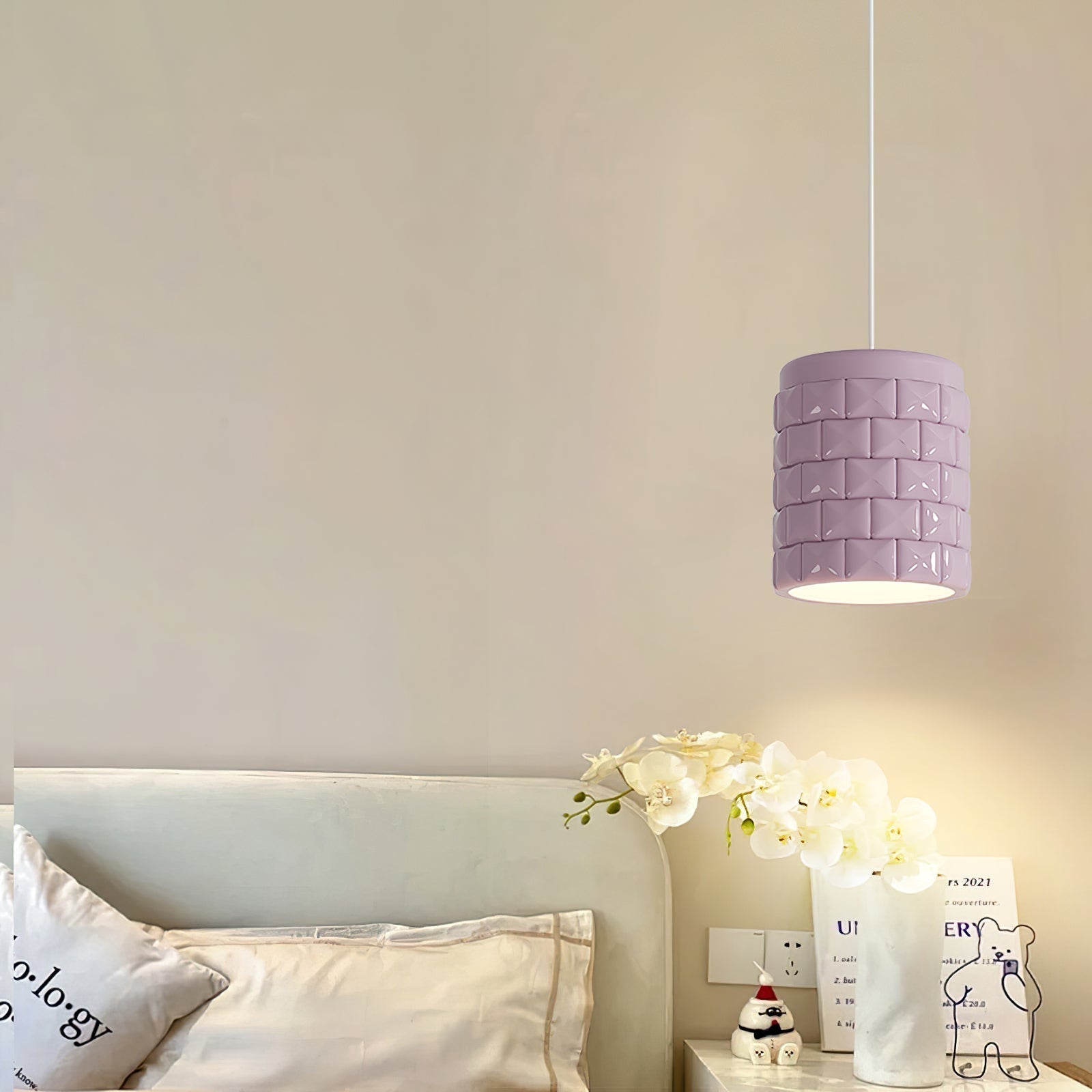 Vadoror Suspension Résine Métal Fille Minimaliste Moderne - Neutralighting