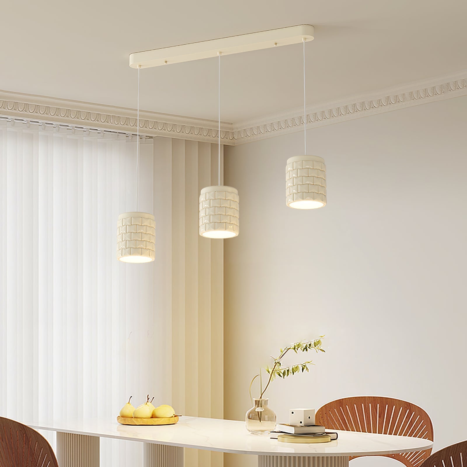 Vadoror Suspension Résine Métal Fille Minimaliste Moderne - Neutralighting