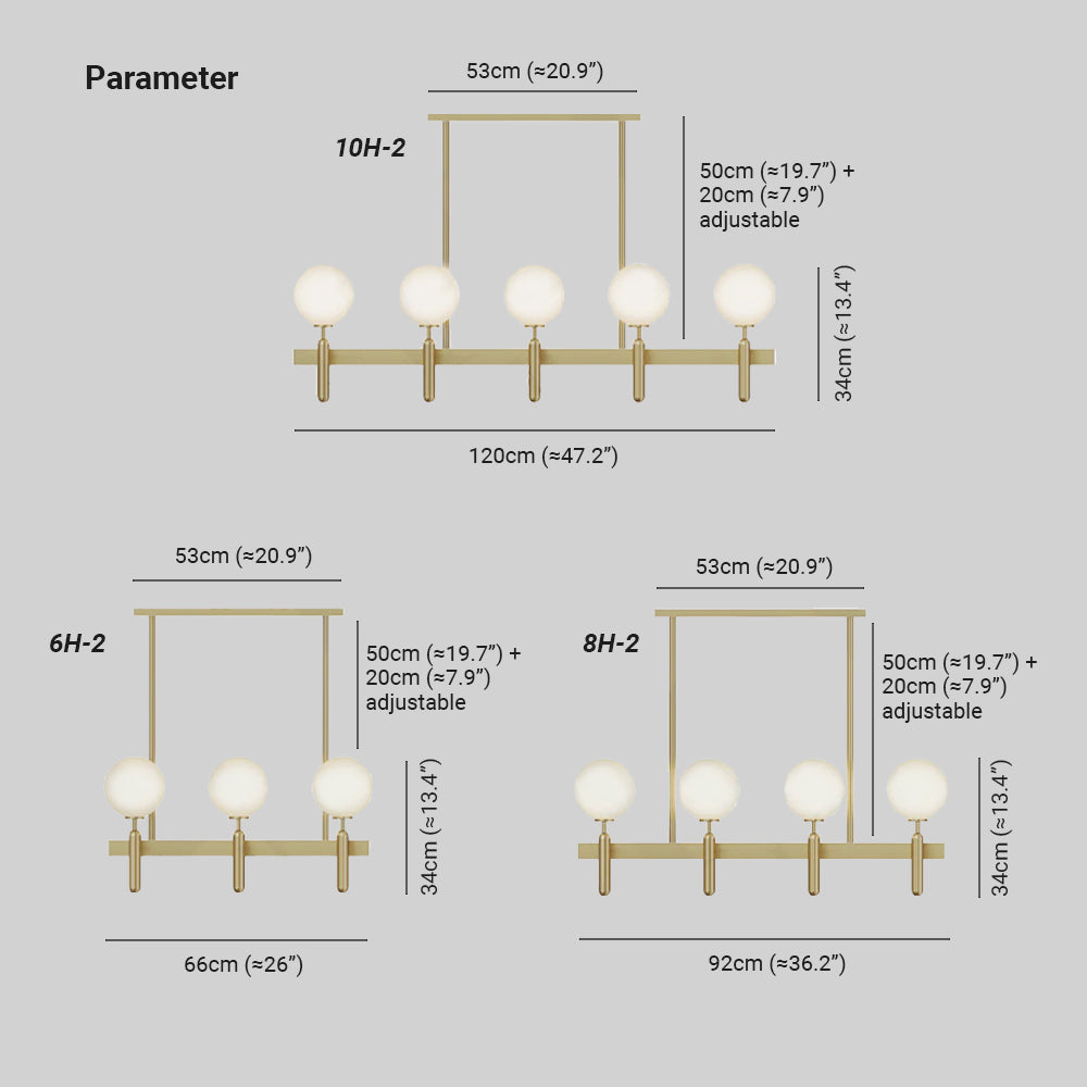 Kristy Luminaire LED Lustre Moderne Verre/Métal Doré/Blanc Salon - Neutralighting