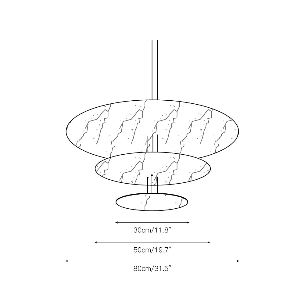 Erliris Postmodern Luxury Metal Chandelier - Lamp Copper