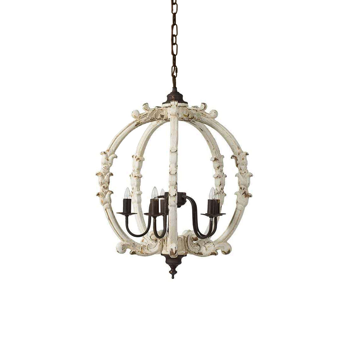 Vathais Vintage Industrial Wood Metal Pendant Lamp - Lamp Copper
