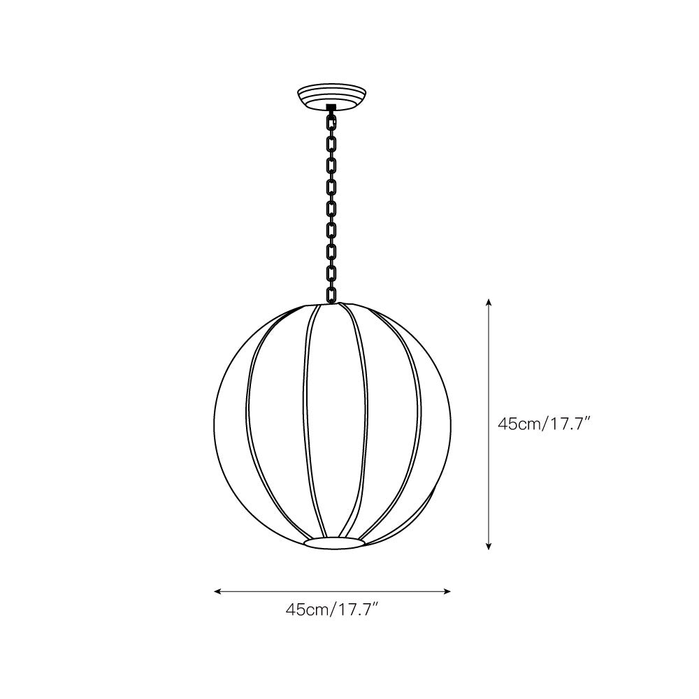 Casolila Suspension Métal Tissu Élégance Premium - Neutralighting