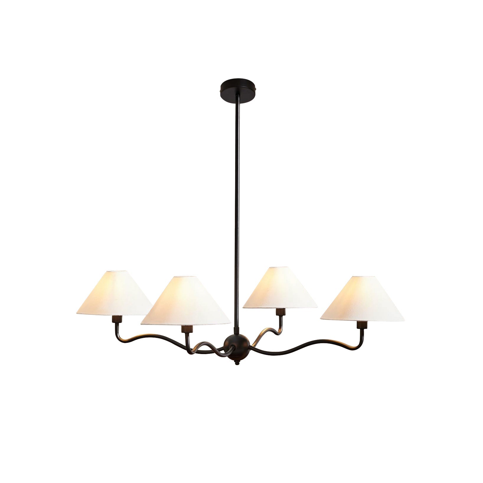 Oven Lustre Métal Tissu Industriel Vintage - Neutralighting