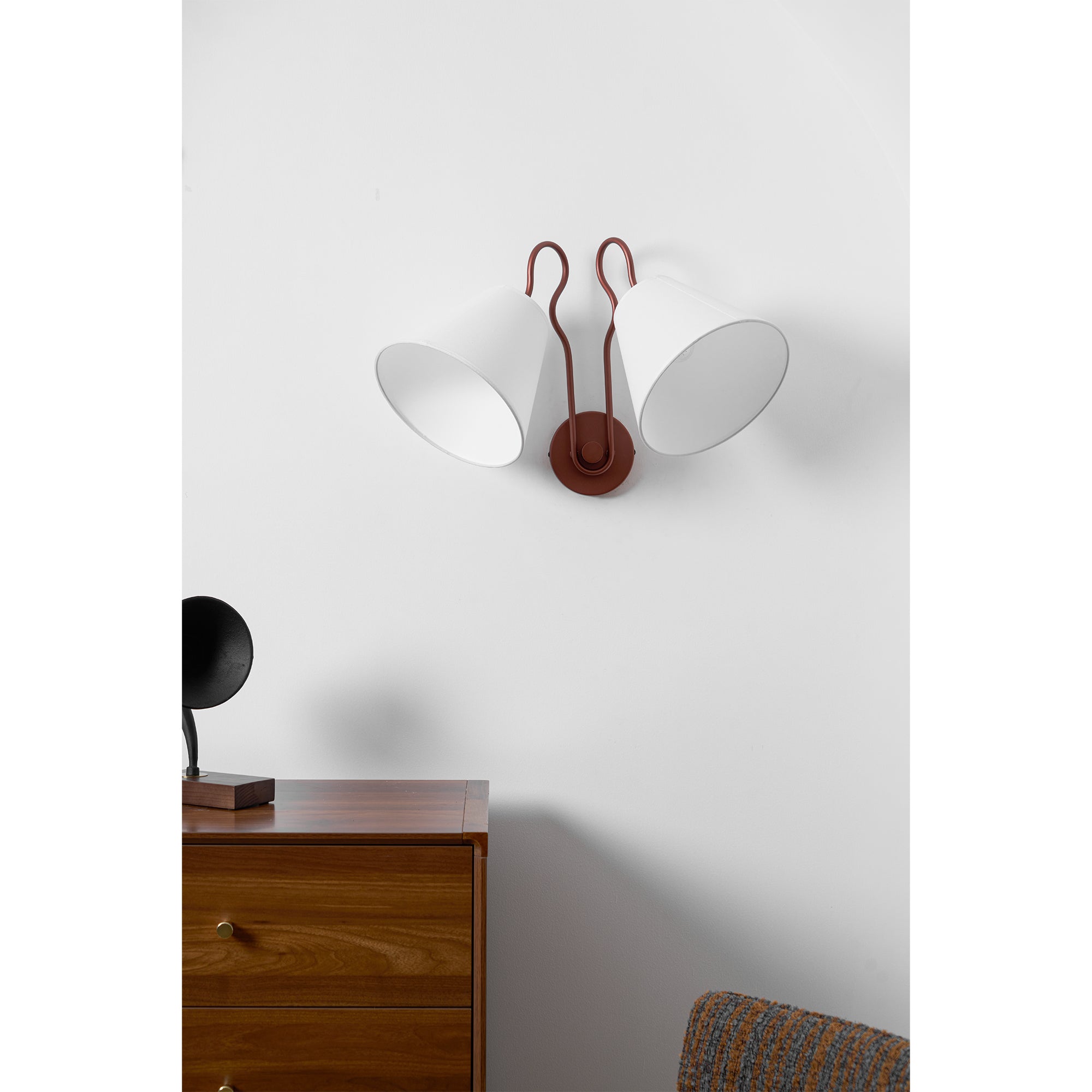 Elthayra Applique Murale Métal Tissu Industriel Vintage - Neutralighting