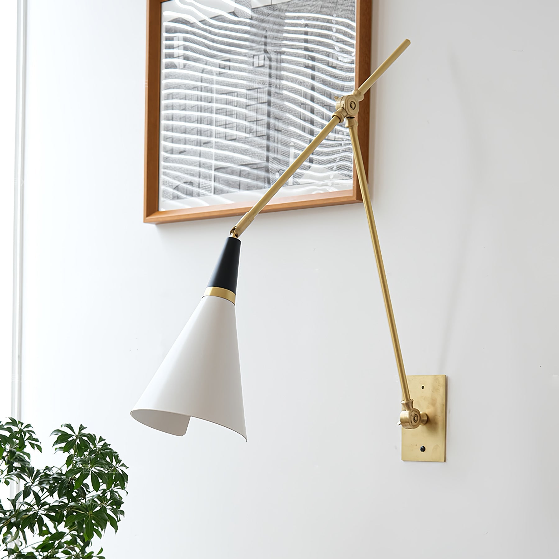 Ersila Applique Murale Laiton Métal Minimaliste Moderne - Neutralighting